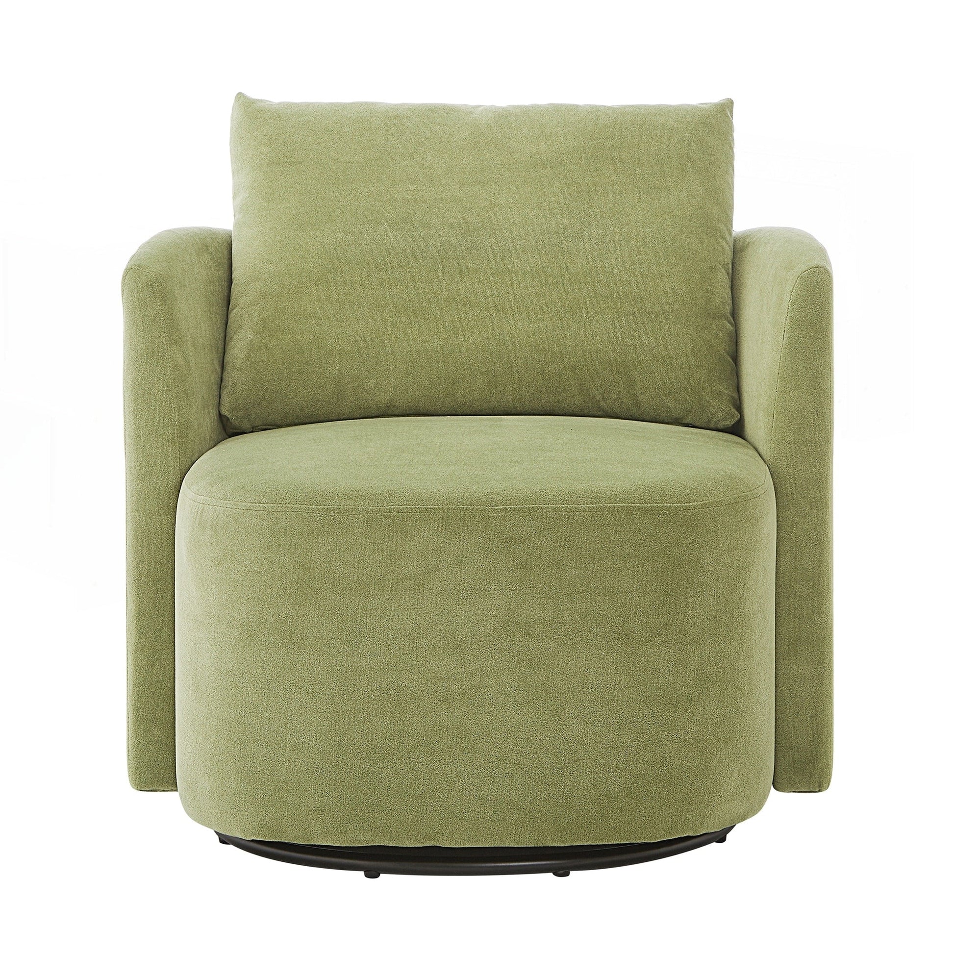 Fauteuil à accoudoirs en forme de tonneau de 76 cm (29,9 pouces)