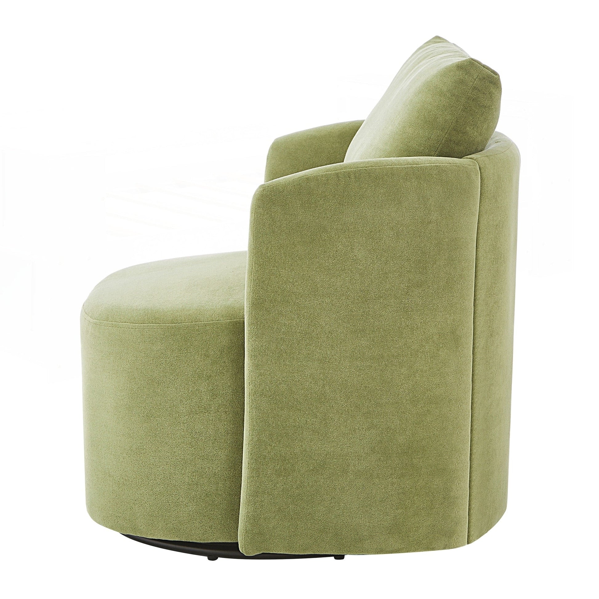 Fauteuil à accoudoirs en forme de tonneau de 76 cm (29,9 pouces)