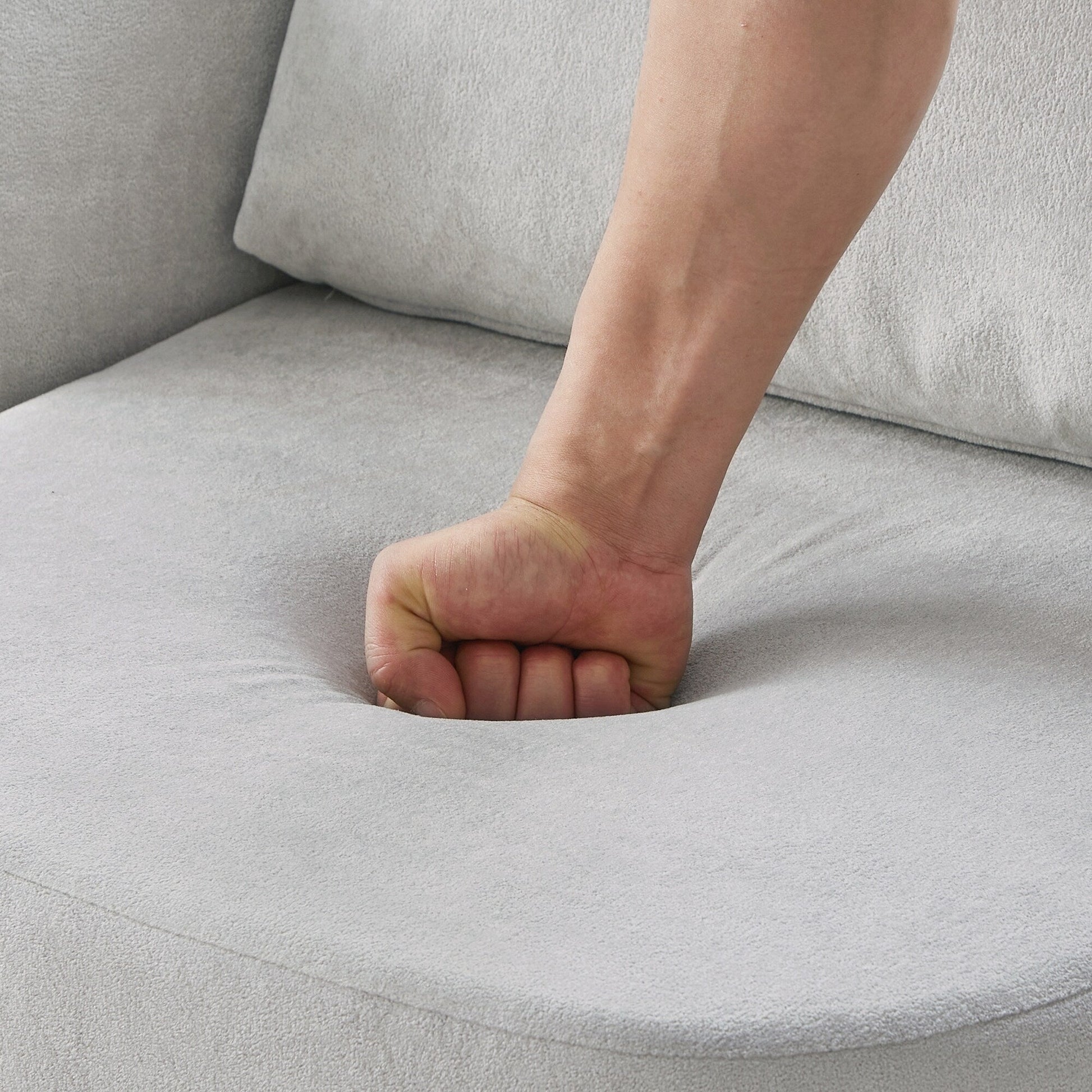 Fauteuil à accoudoirs en forme de tonneau de 76 cm (29,9 pouces)