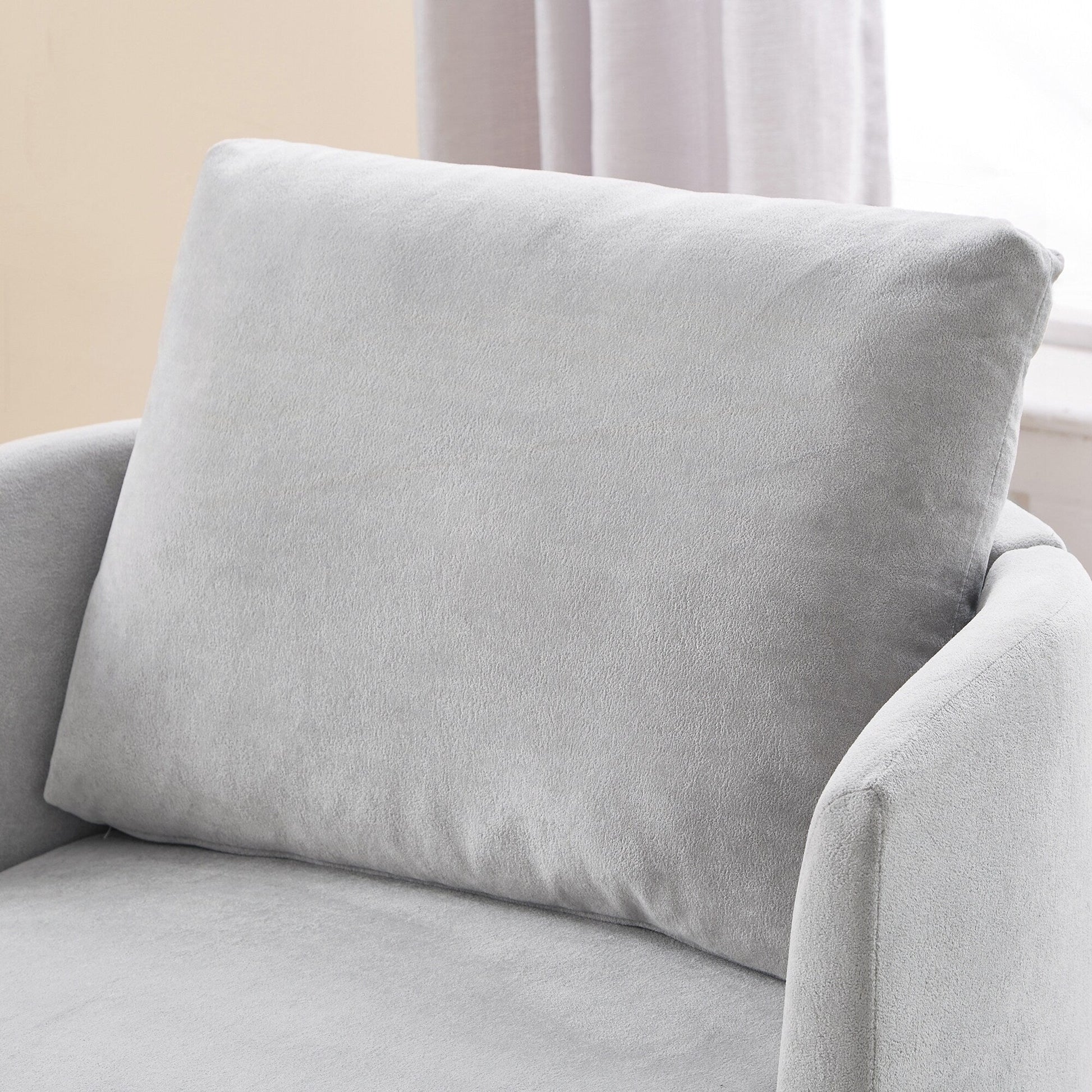 Fauteuil à accoudoirs en forme de tonneau de 76 cm (29,9 pouces)