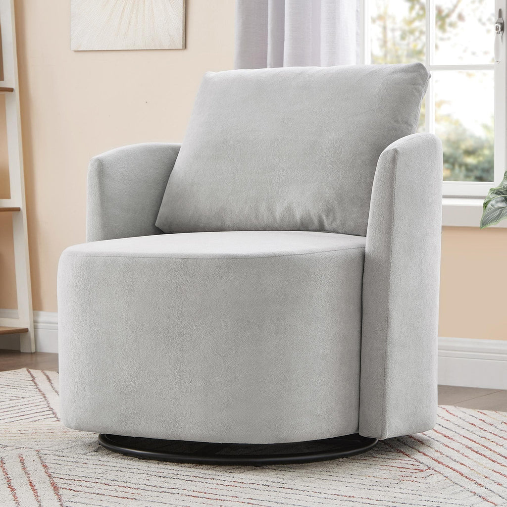 Fauteuil à accoudoirs en forme de tonneau de 76 cm (29,9 pouces)