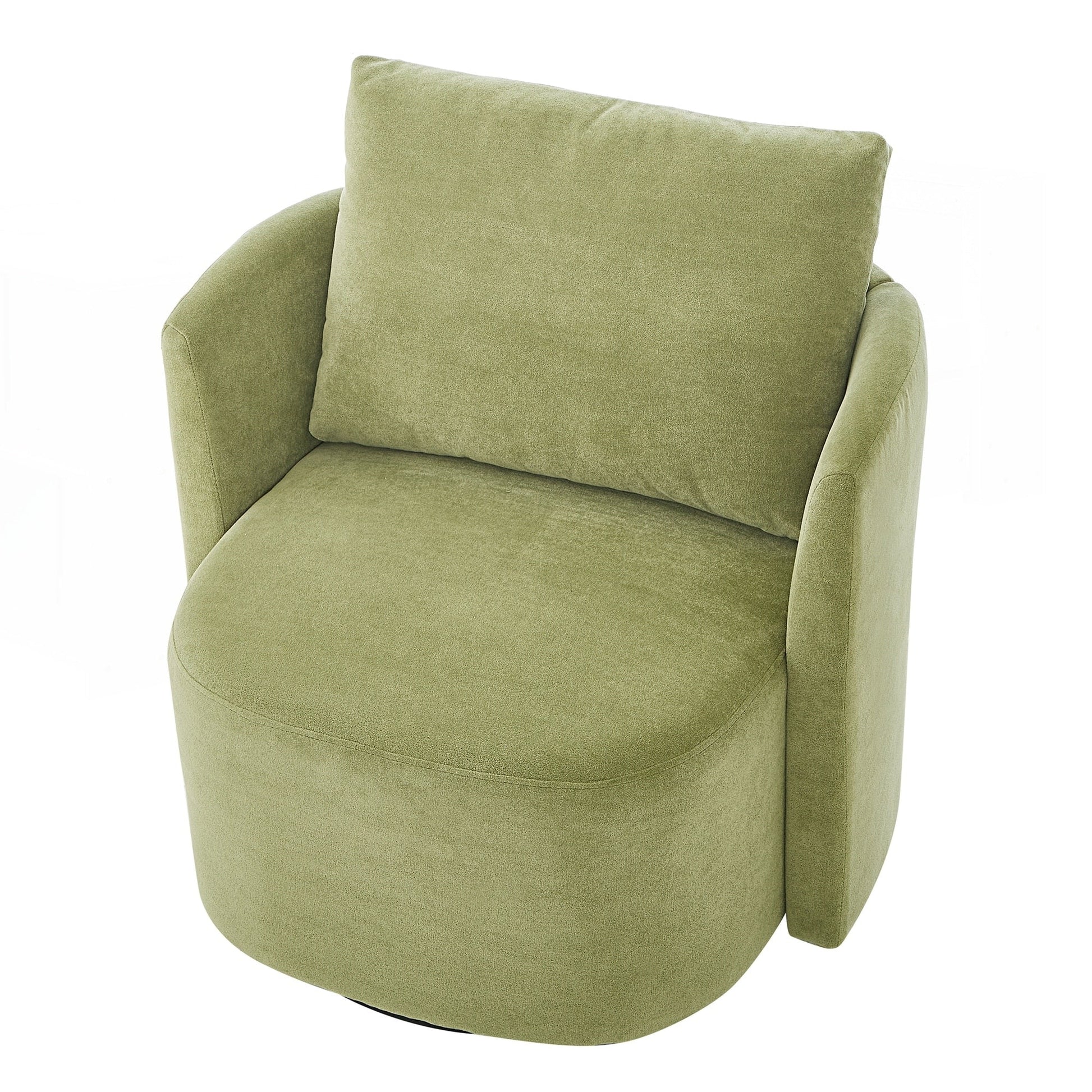 Fauteuil à accoudoirs en forme de tonneau de 76 cm (29,9 pouces)