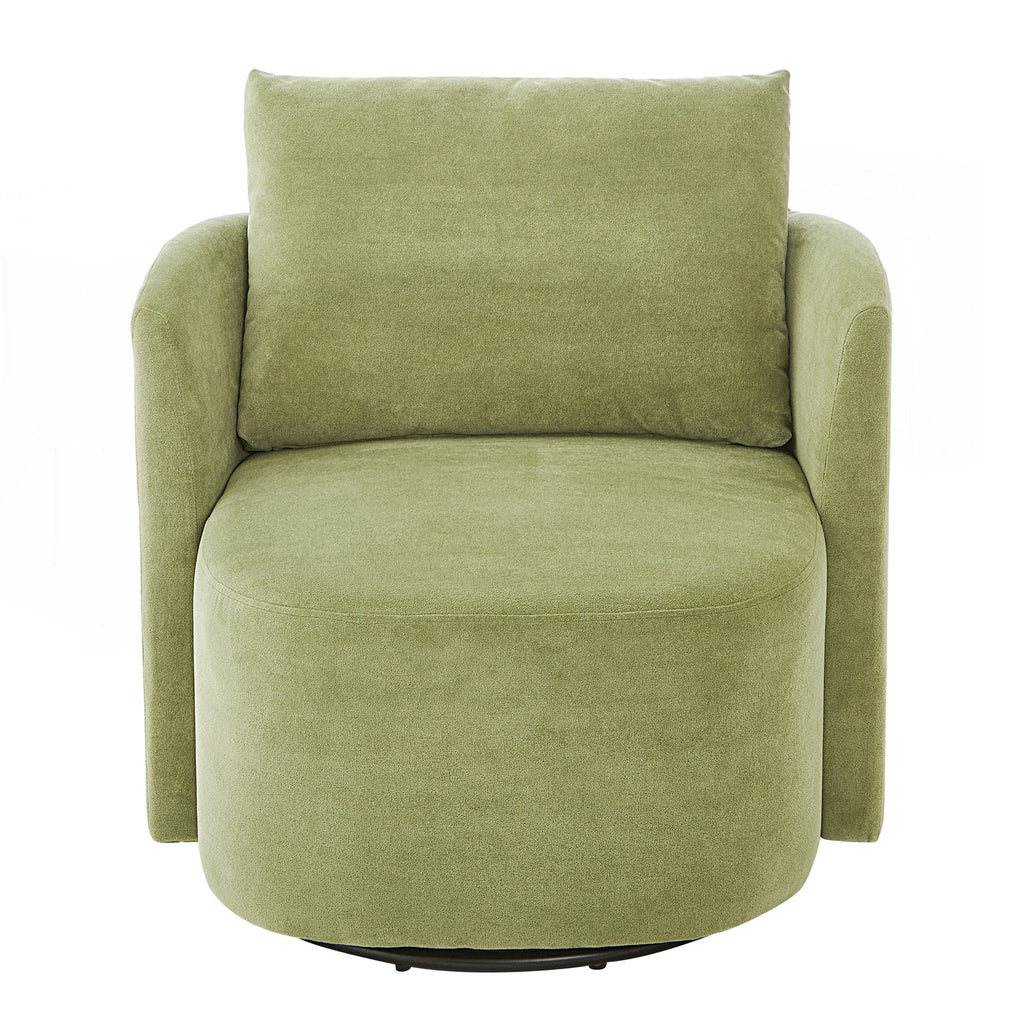 Fauteuil à accoudoirs en forme de tonneau de 76 cm (29,9 pouces)