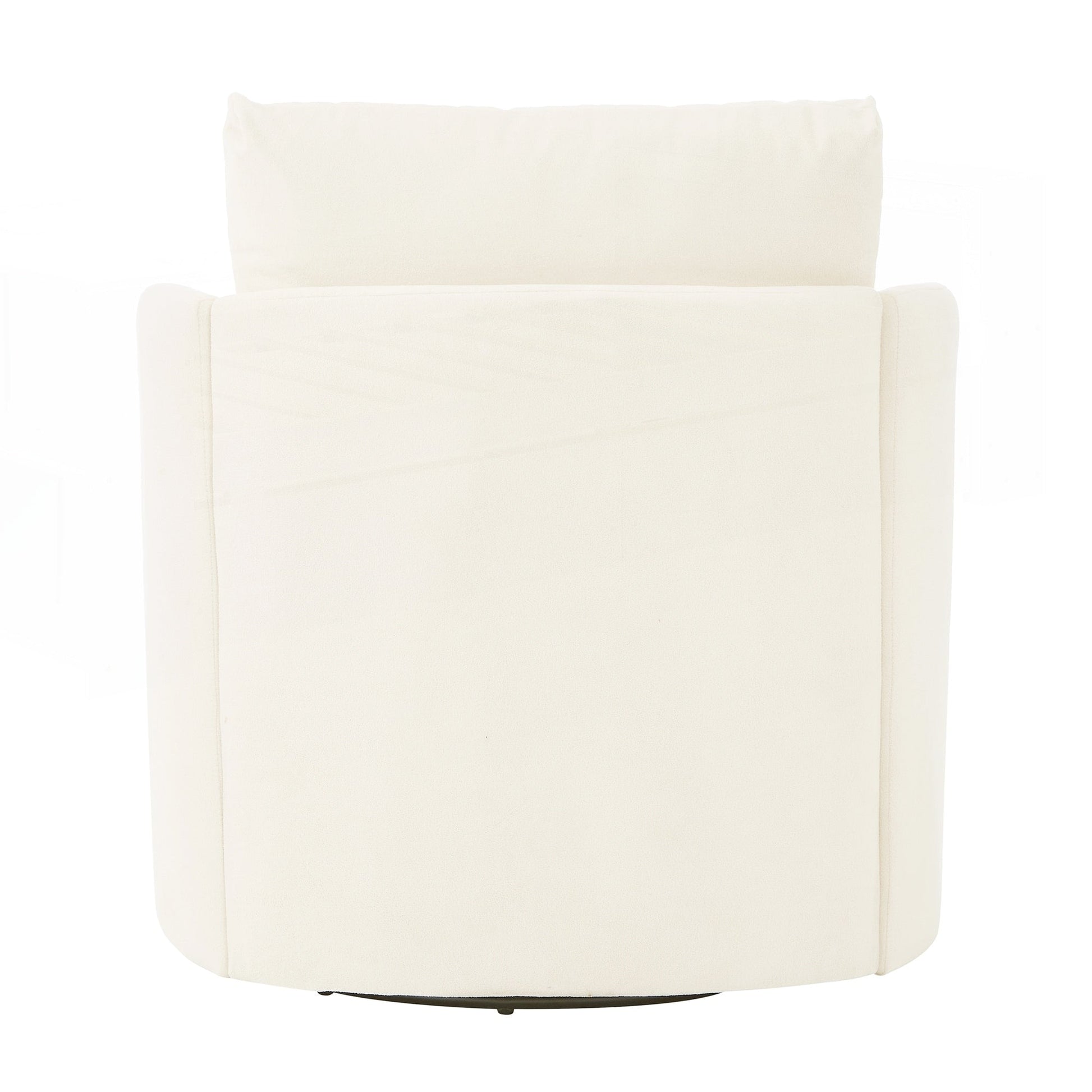 Fauteuil à accoudoirs en forme de tonneau de 76 cm (29,9 pouces)