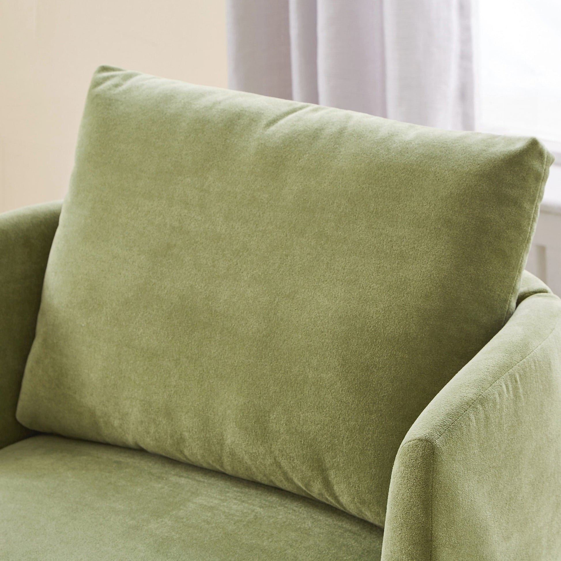 Fauteuil à accoudoirs en forme de tonneau de 76 cm (29,9 pouces)