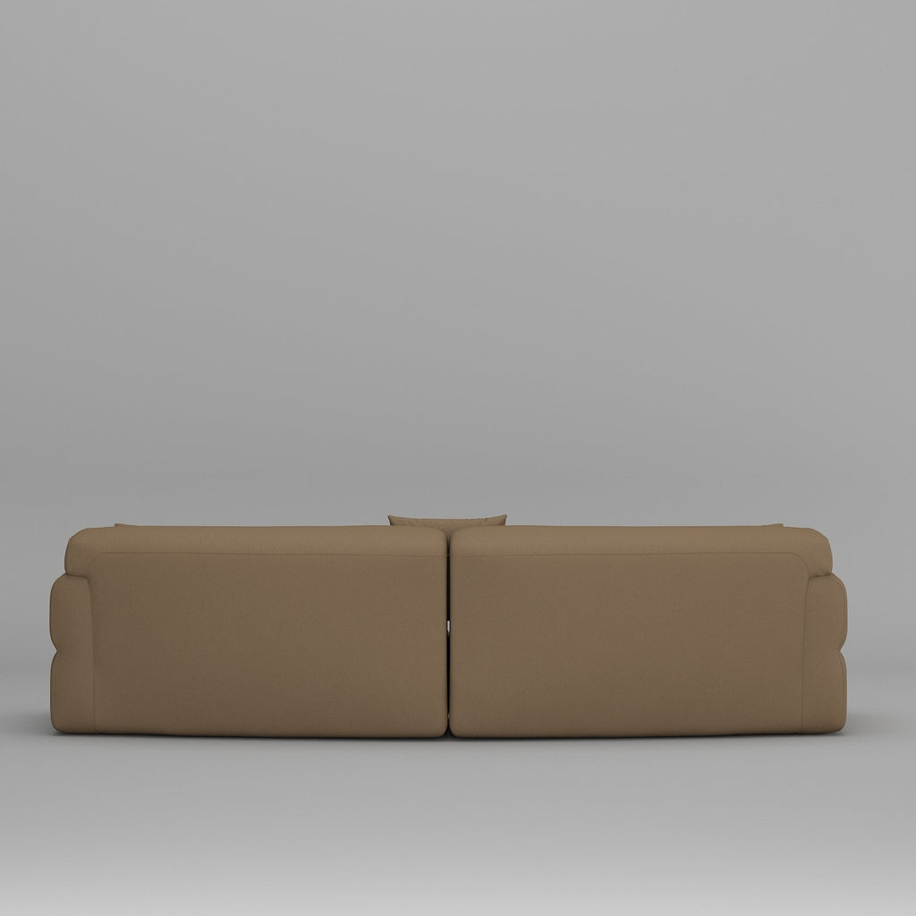 Canapé confortable en tissu pour 3 à 5 personnes avec 3 coussins moelleux