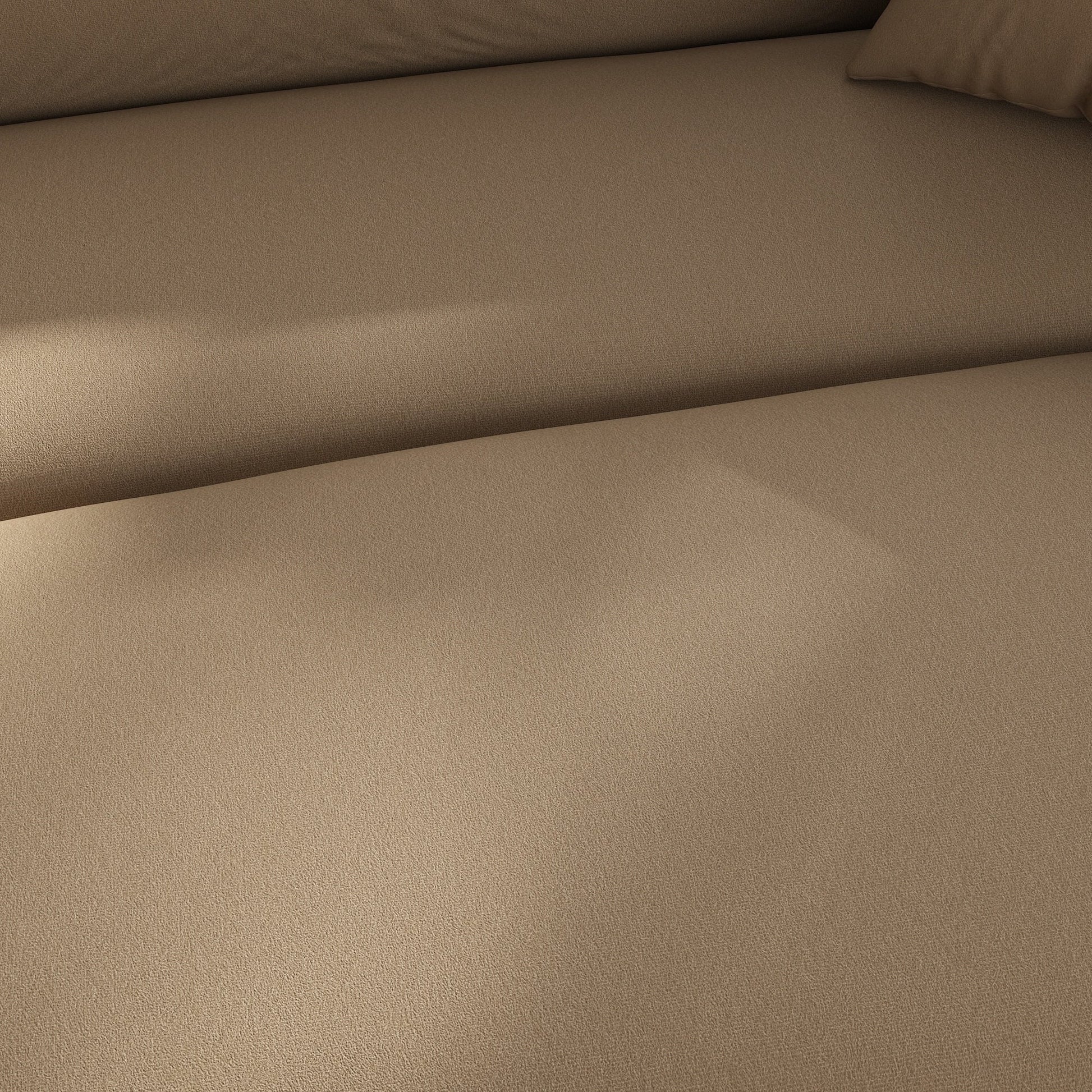 Canapé confortable en tissu pour 3 à 5 personnes avec 3 coussins moelleux