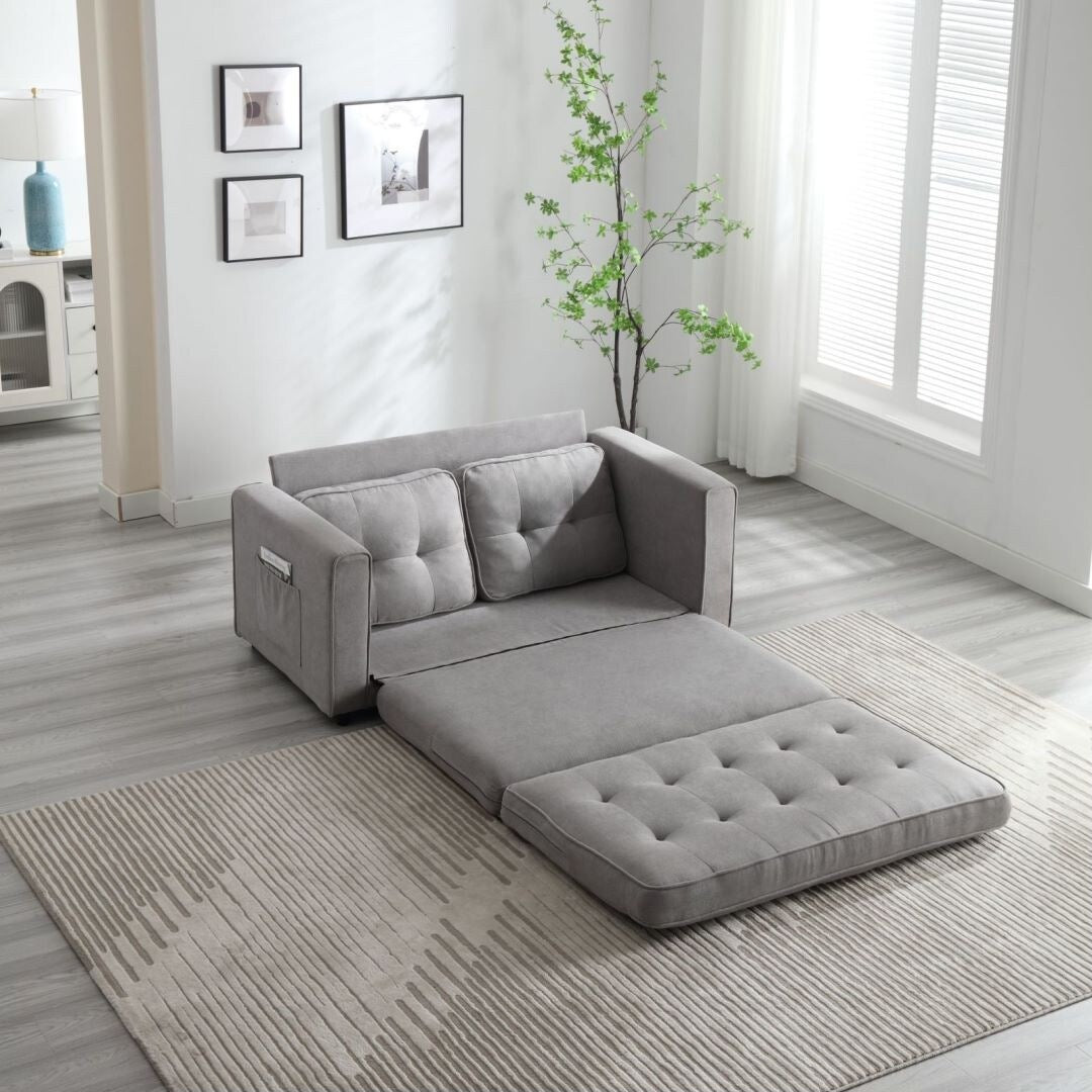 Canapé convertible 3 plis, futon, canapé-lit, lit de couchage, canapé-lit escamotable