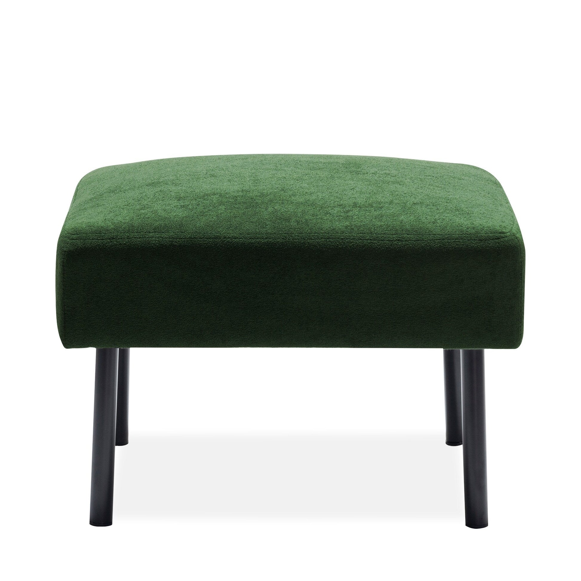 Canapé 3 places en forme de L en tissu polyester avec pouf, canapé moderne recouvert de tissu, canapé confortable et compact pour petit espace.