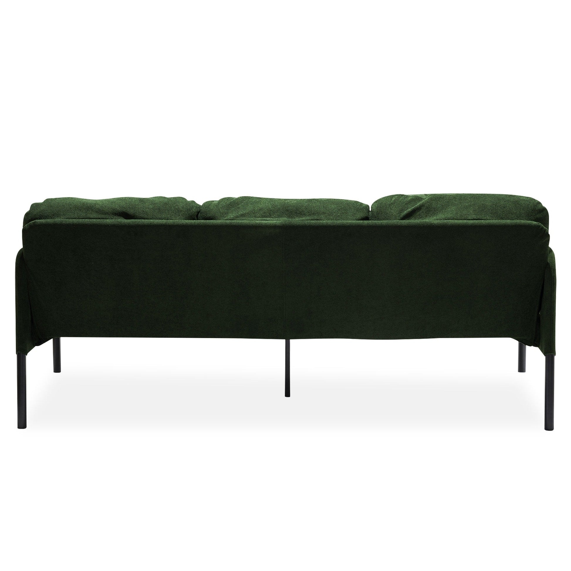 Canapé 3 places en tissu polyester, canapé moderne recouvert de tissu, canapé confortable et compact pour salon, chambre à coucher ou bureau.