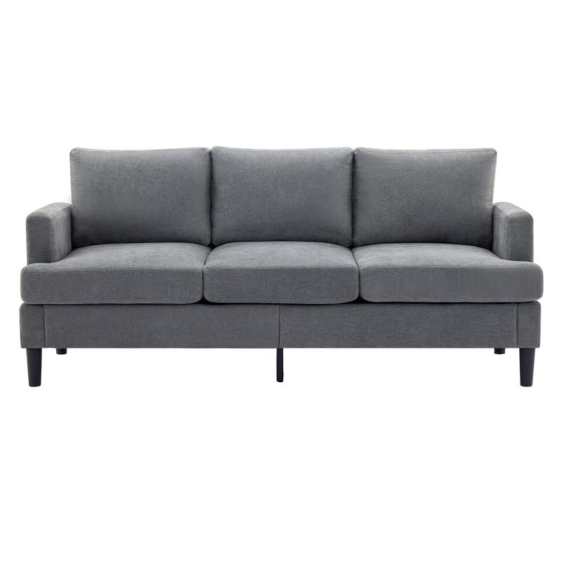 Canapé 3 places - Tissu respirant, accoudoirs confortables et pieds robustes