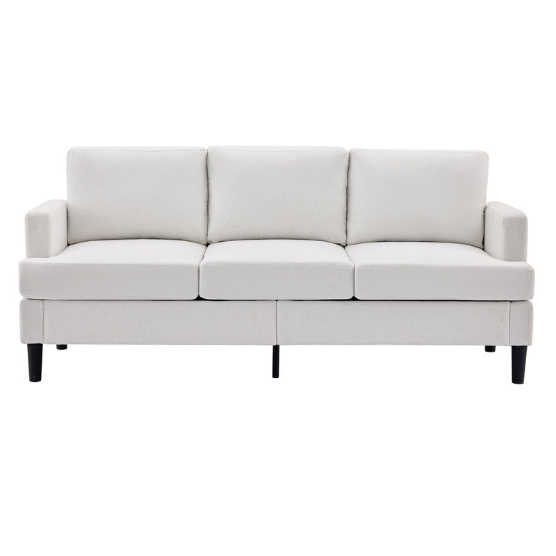 Canapé 3 places - Tissu respirant, accoudoirs confortables et pieds robustes