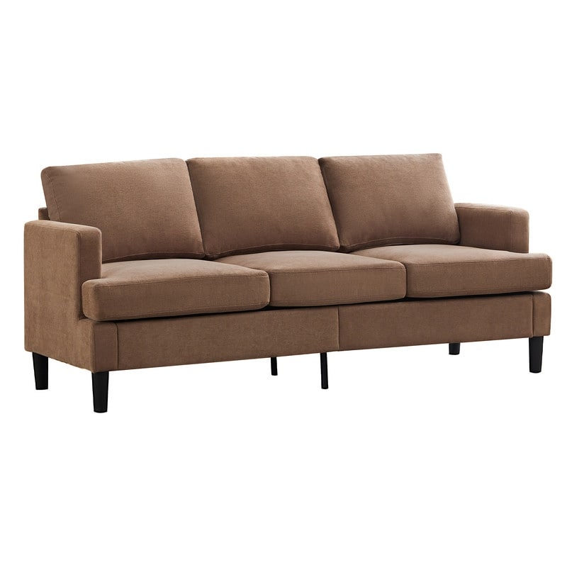Canapé 3 places - Tissu respirant, accoudoirs confortables et pieds robustes