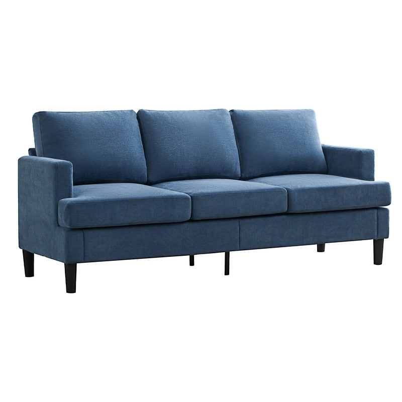 Canapé 3 places - Tissu respirant, accoudoirs confortables et pieds robustes