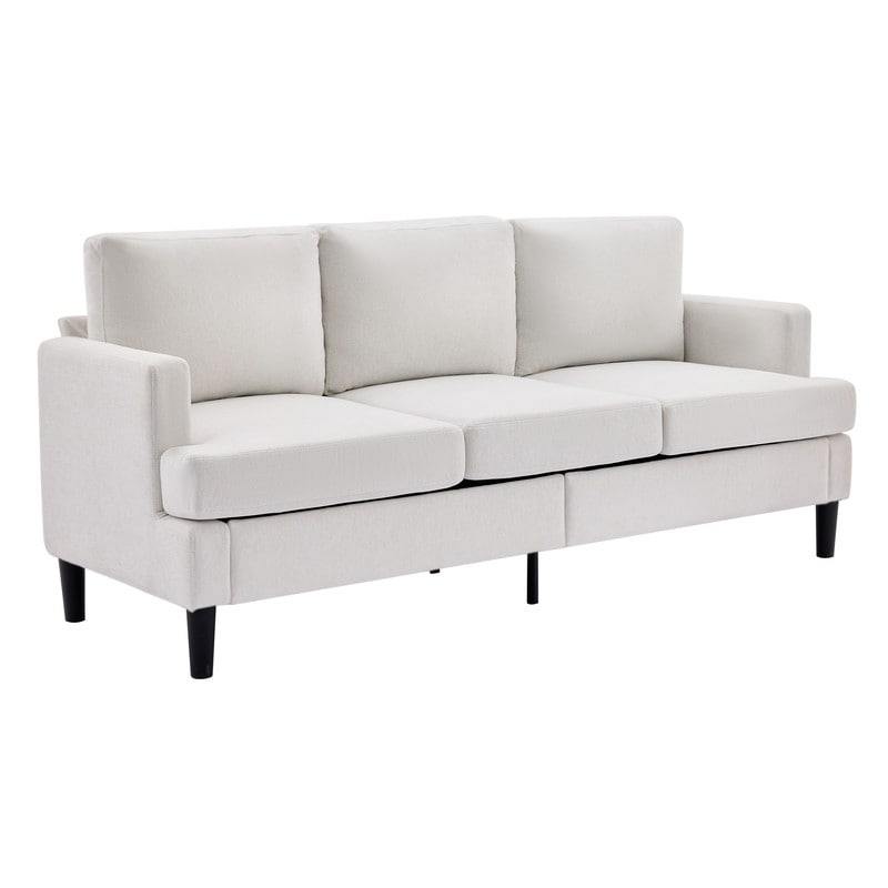 Canapé 3 places - Tissu respirant, accoudoirs confortables et pieds robustes
