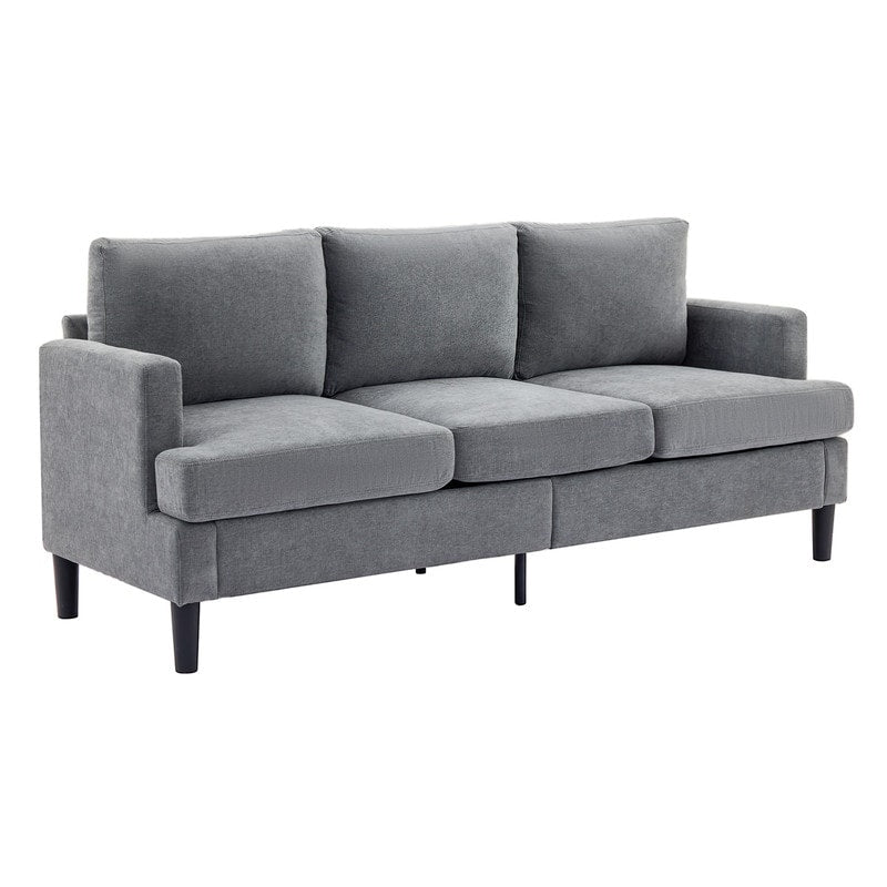 Canapé 3 places - Tissu respirant, accoudoirs confortables et pieds robustes