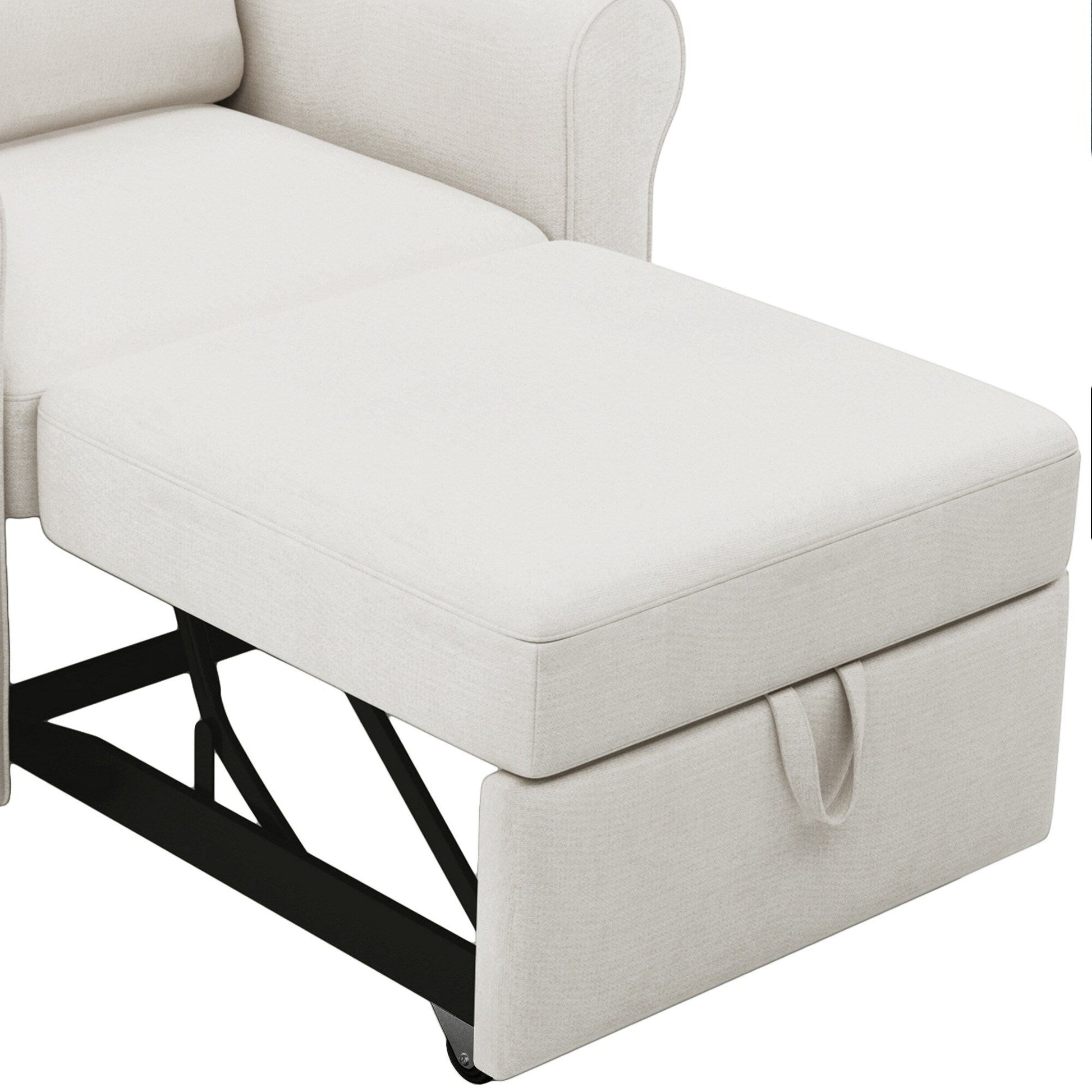 Canapé-lit convertible 3-en-1, canapé-lit escamotable, lit pliable pour salon.
