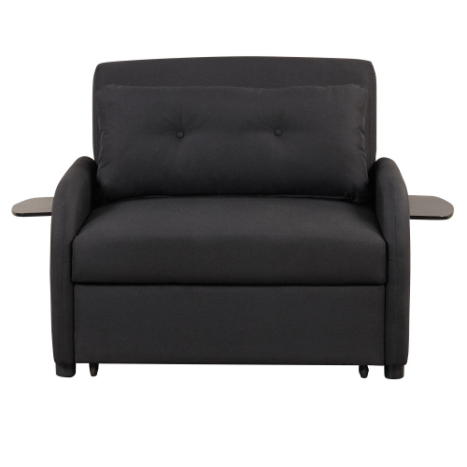 Canapé-lit 3-en-1 avec table d'appoint rabattable et ports USB de Harper&amp;Bright Designs