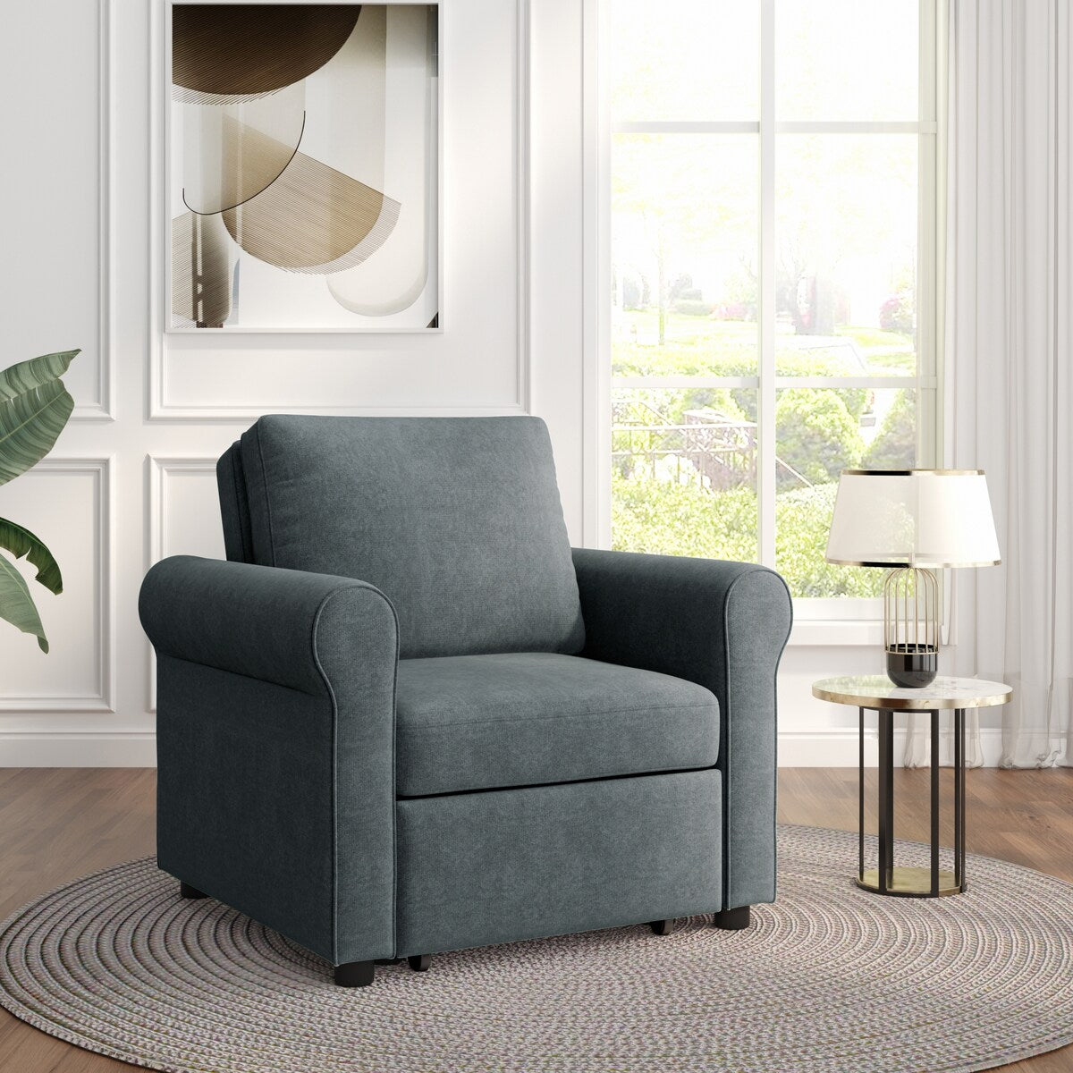 Canapé-lit 3-en-1, chaise convertible, chaise de repos, canapé, fauteuil