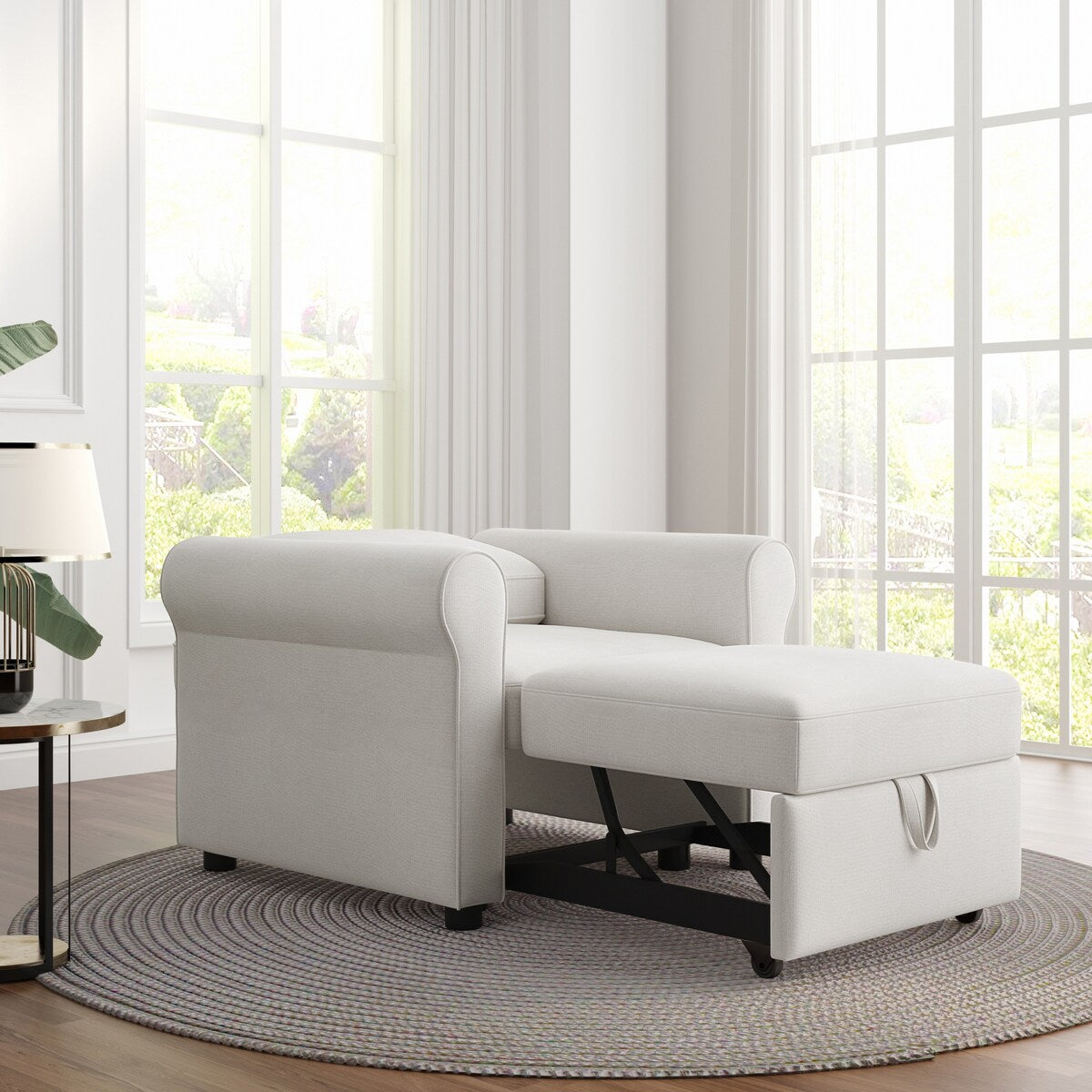 Canapé-lit 3-en-1, chaise convertible, chaise de repos, canapé, fauteuil