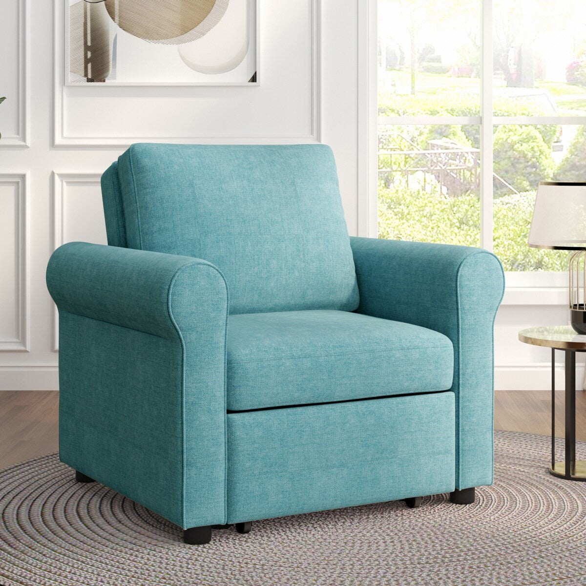 Canapé-lit 3-en-1, chaise convertible, chaise de repos, canapé, fauteuil