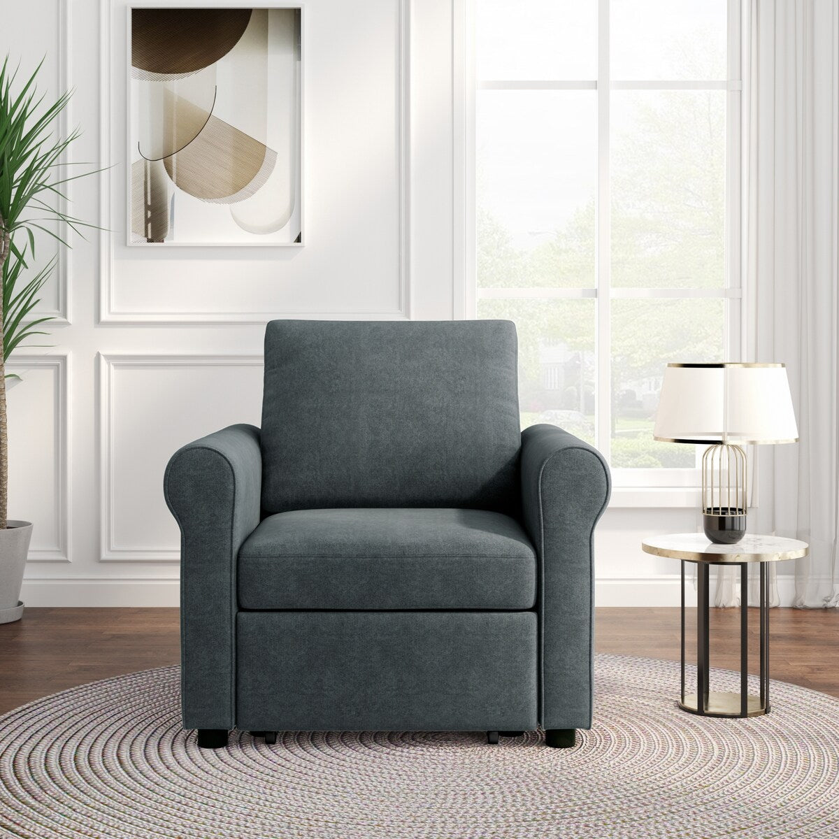 Canapé-lit 3-en-1, chaise convertible, chaise de repos, canapé, fauteuil