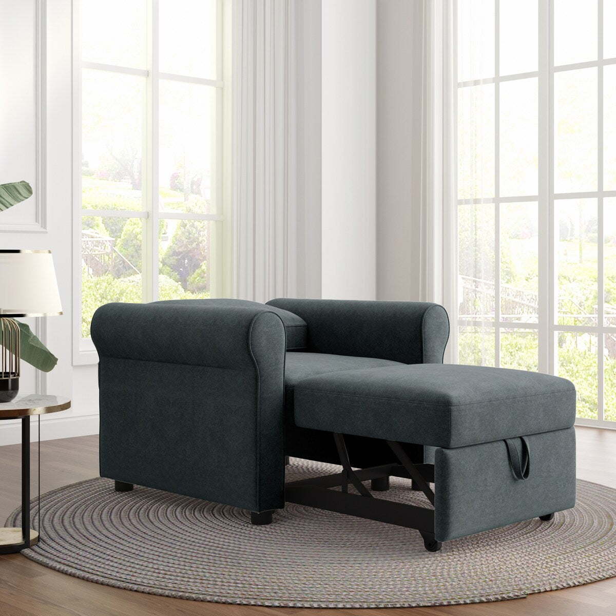 Canapé-lit 3-en-1, chaise convertible, chaise de repos, canapé, fauteuil