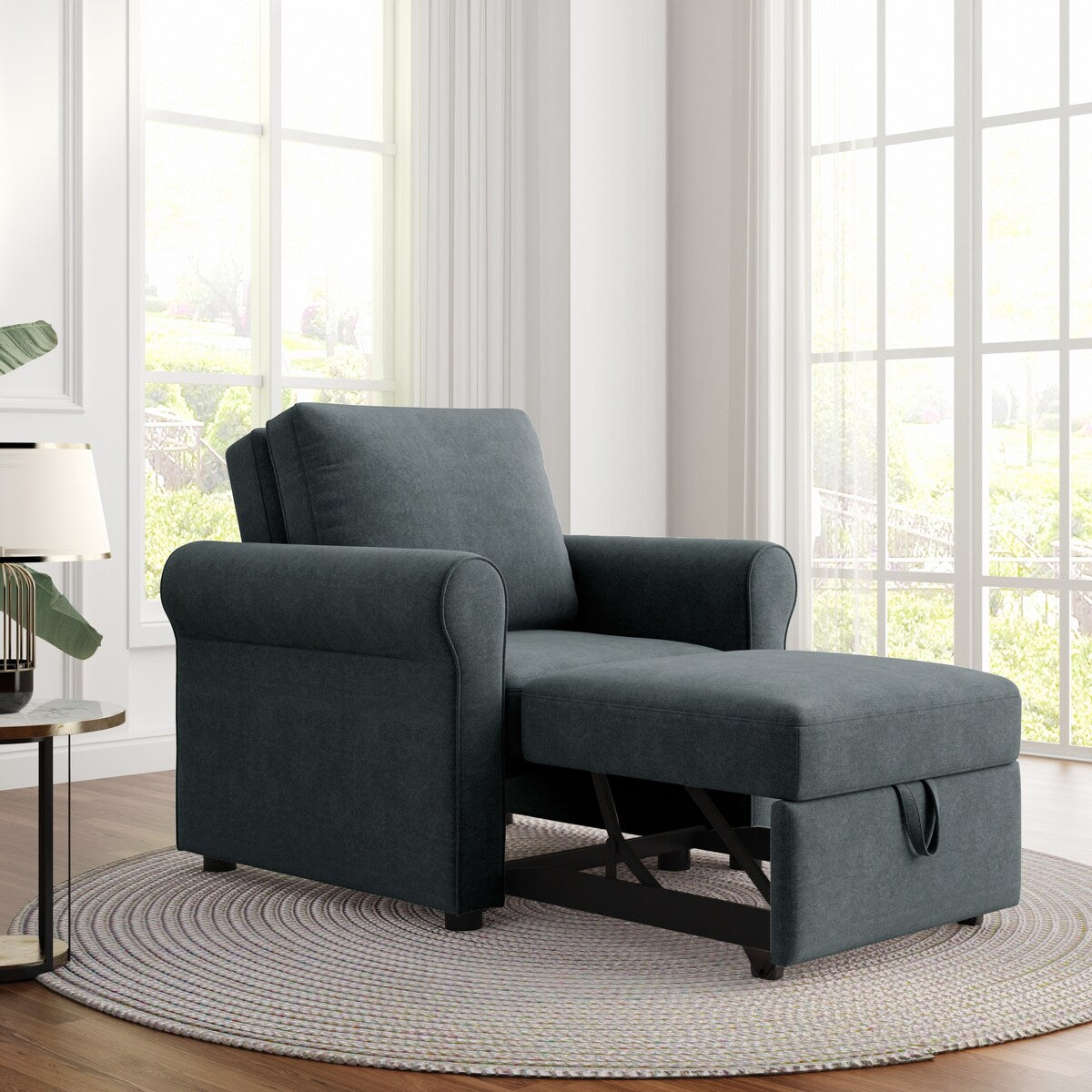Canapé-lit 3-en-1, chaise convertible, chaise de repos, canapé, fauteuil