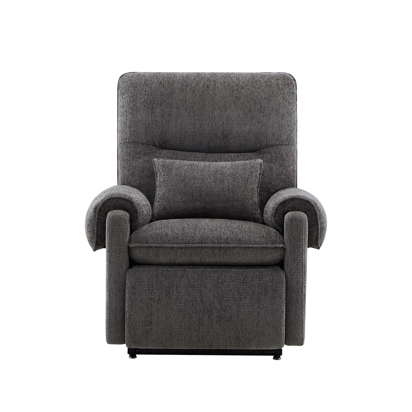 Fauteuil inclinable à levage électrique 30 pouces, gris acier, chenille