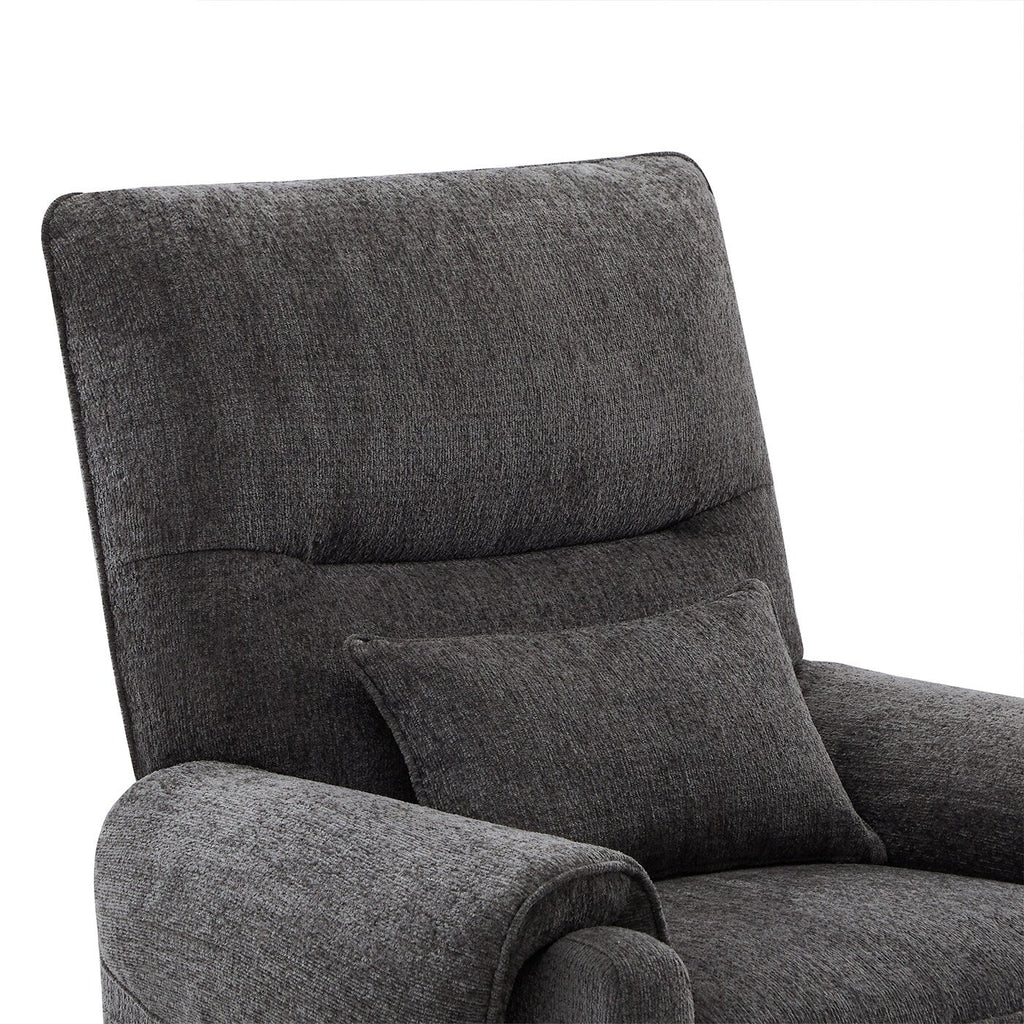 Fauteuil inclinable à levage électrique 30 pouces, gris acier, chenille