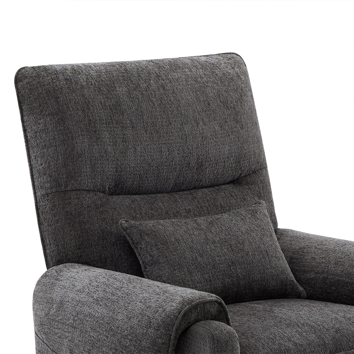 Fauteuil inclinable à levage électrique 30 pouces, gris acier, chenille