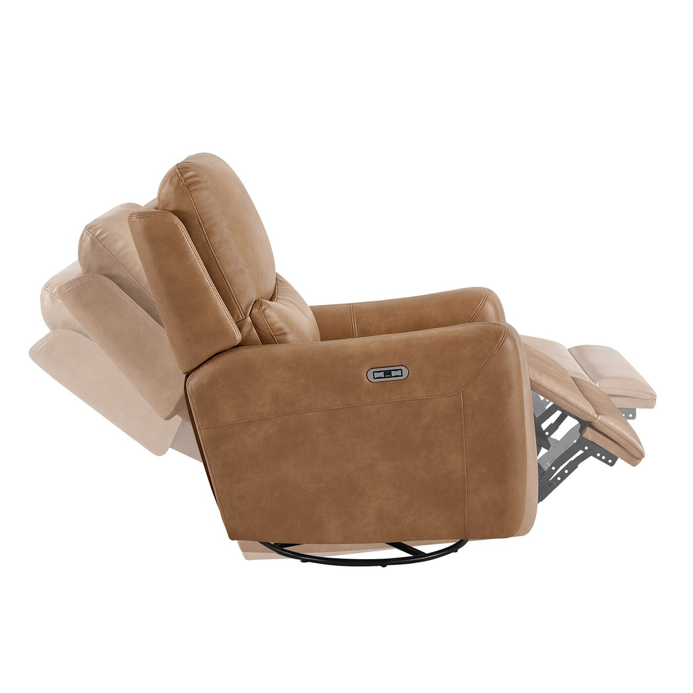 Fauteuil inclinable électrique à 30 positions, pivotant à 360 degrés, en simili cuir