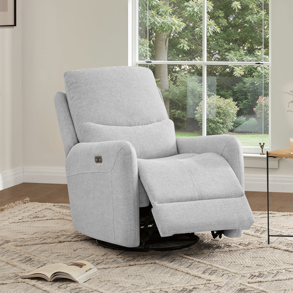 Fauteuil inclinable électrique à 30 positions, pivotant à 360 degrés, en simili cuir