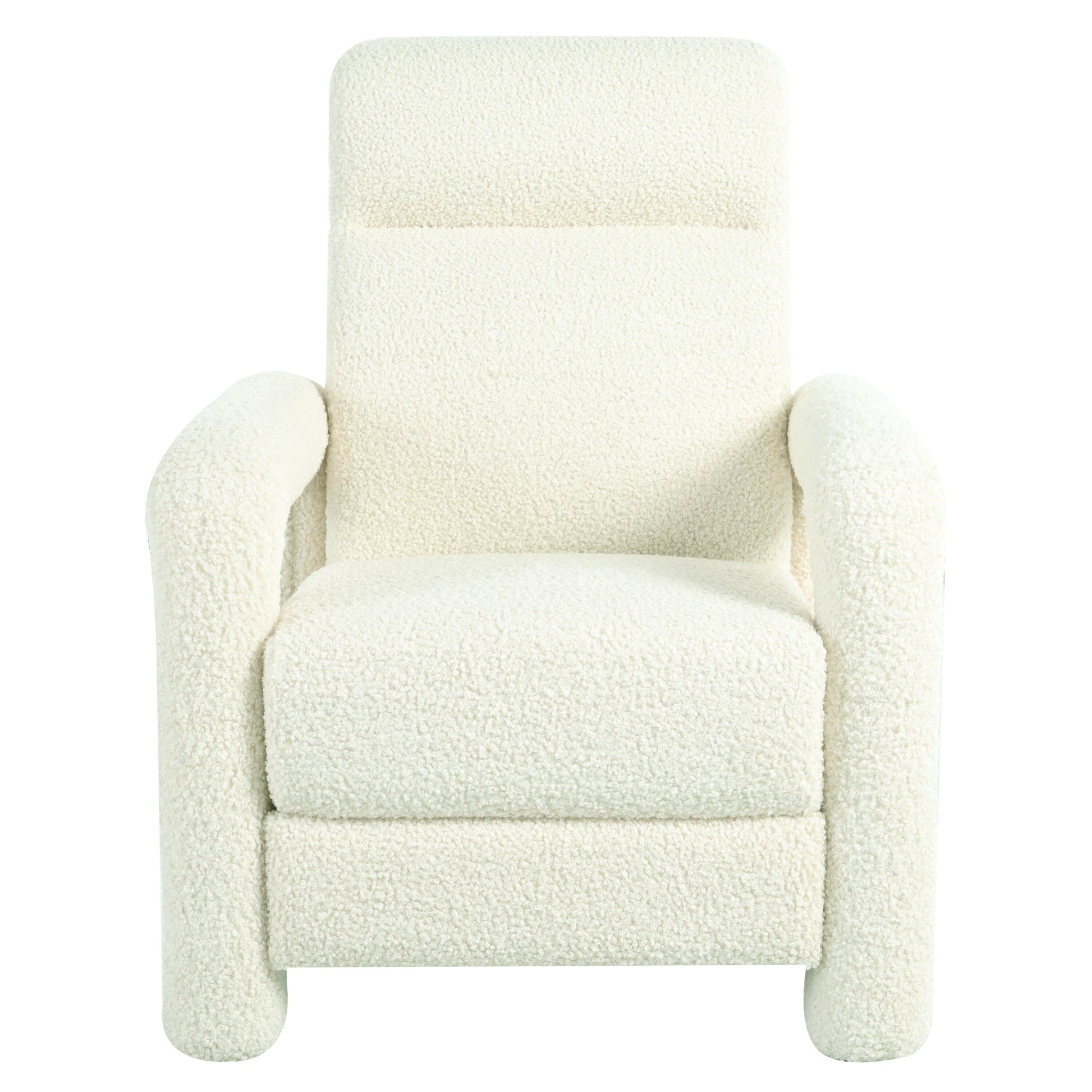 Fauteuil inclinable à dossier basculant, rembourré