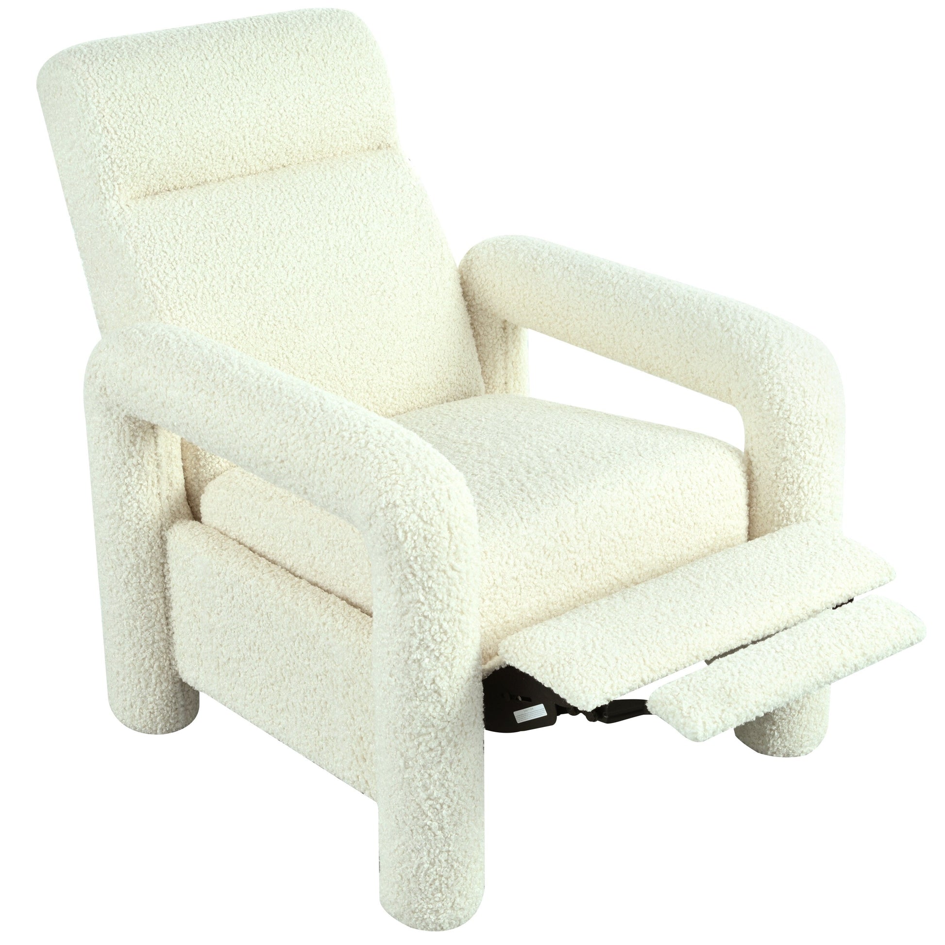 Fauteuil inclinable à dossier basculant, rembourré