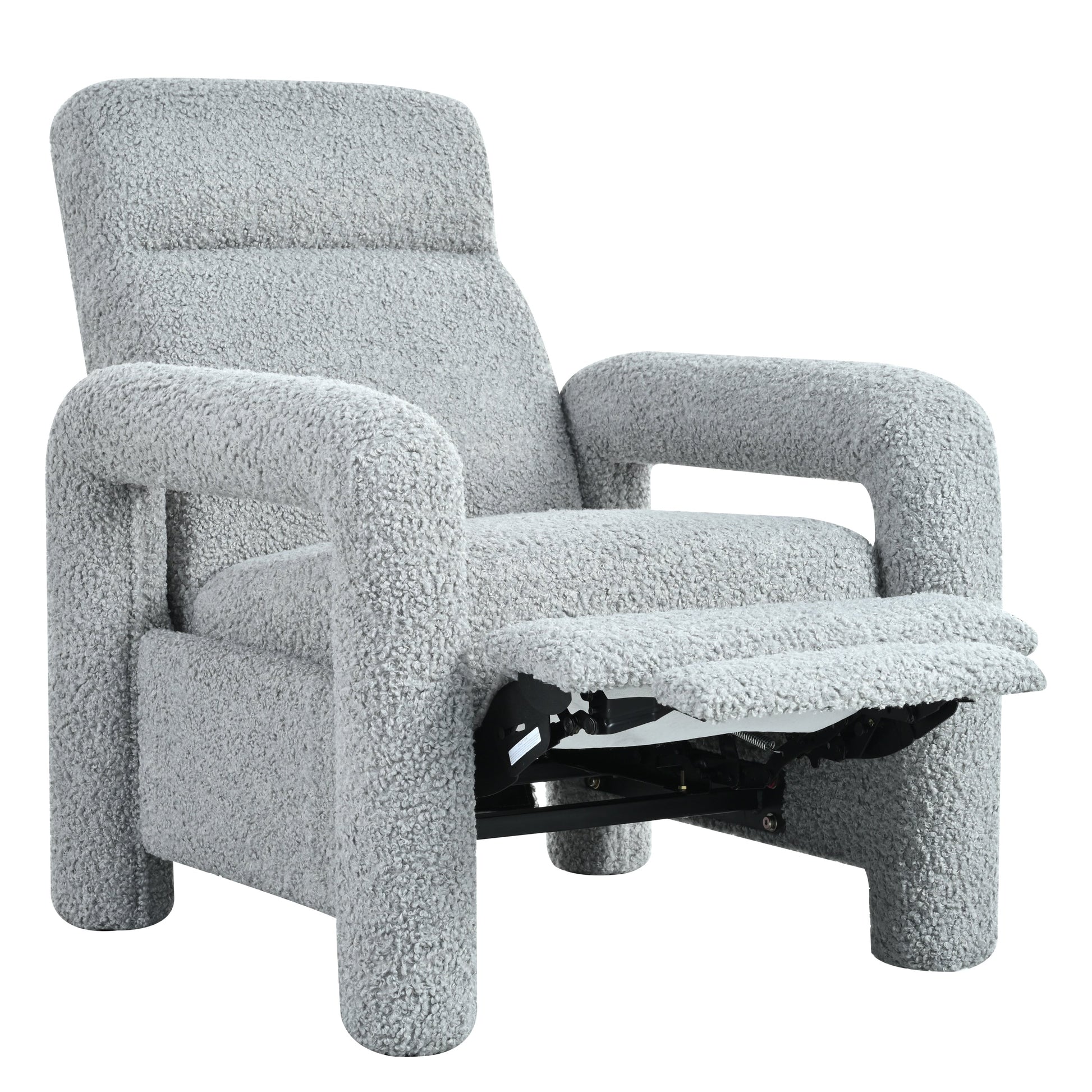 Fauteuil inclinable à dossier basculant, rembourré
