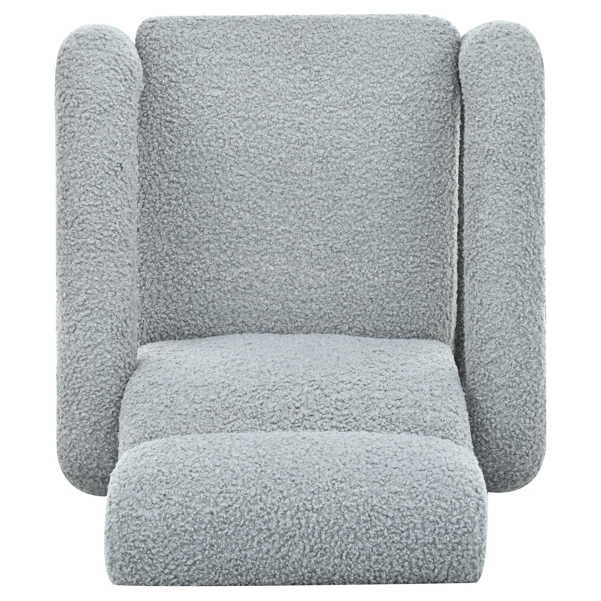 Fauteuil inclinable à dossier basculant, rembourré