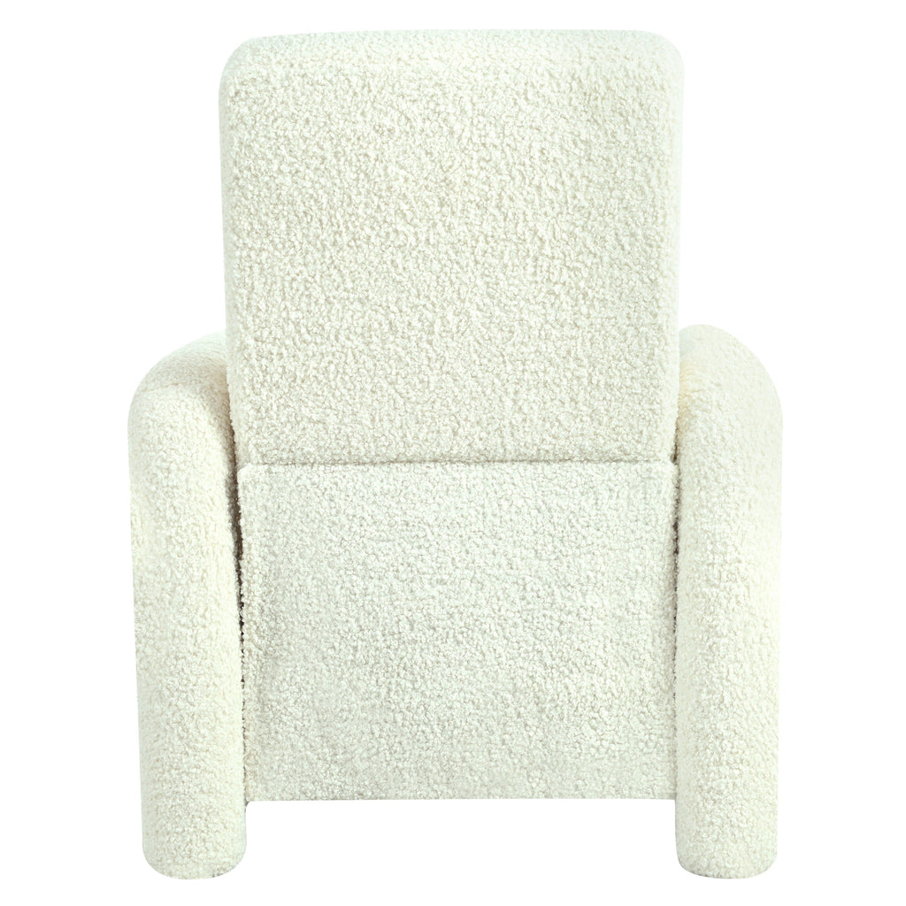 Fauteuil inclinable à dossier basculant, rembourré