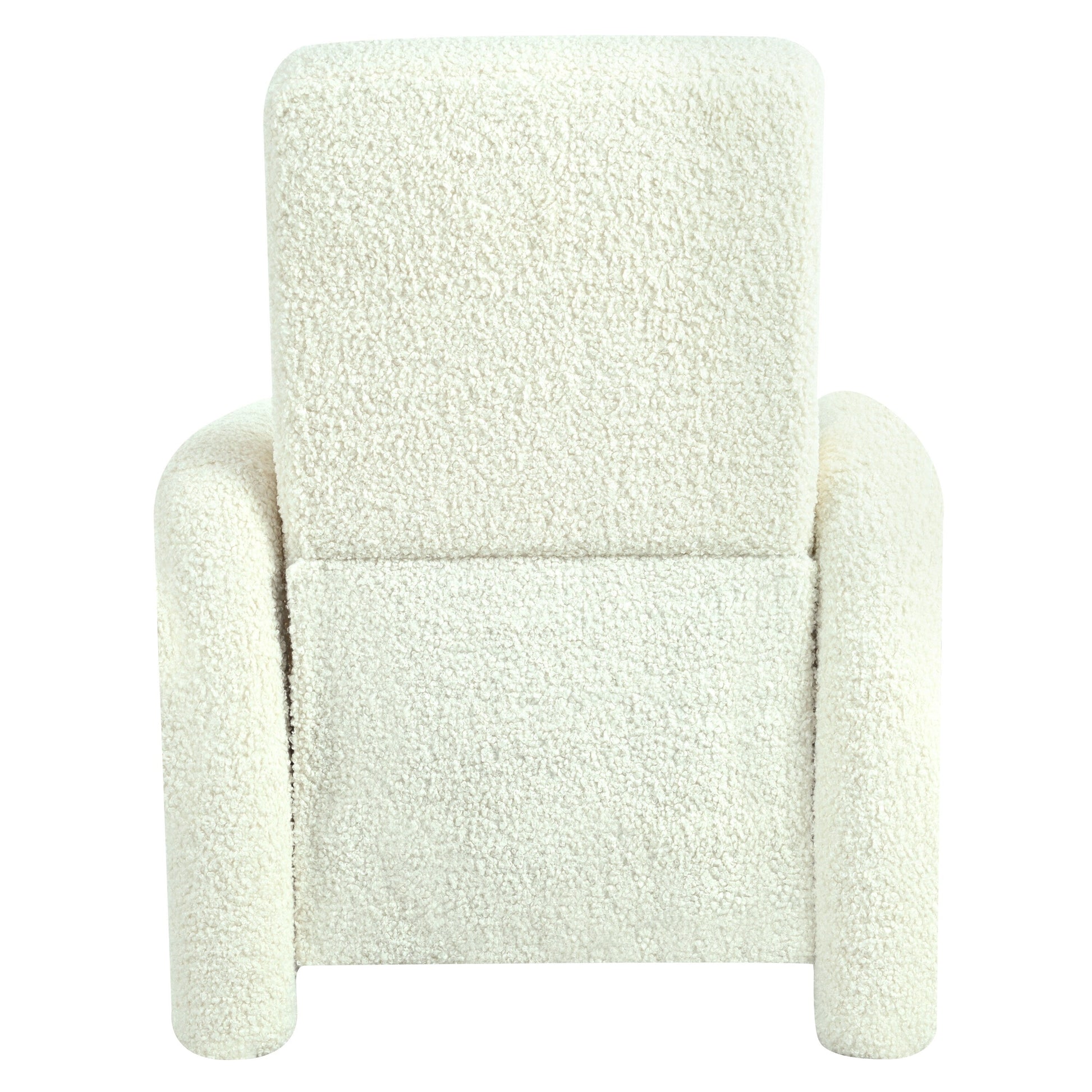 Fauteuil inclinable à dossier basculant, rembourré