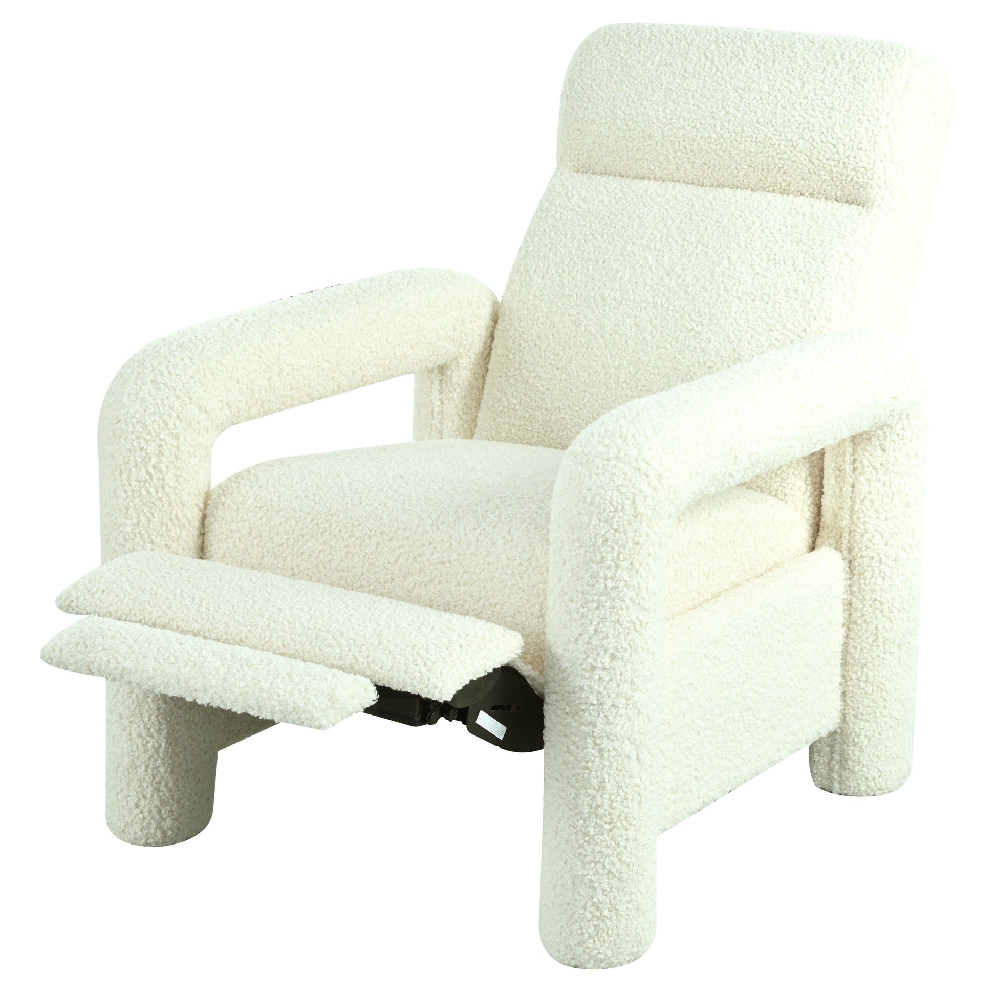 Fauteuil inclinable à dossier basculant, rembourré