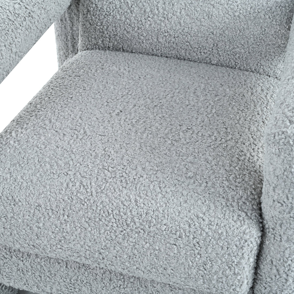 Fauteuil inclinable à dossier basculant, rembourré