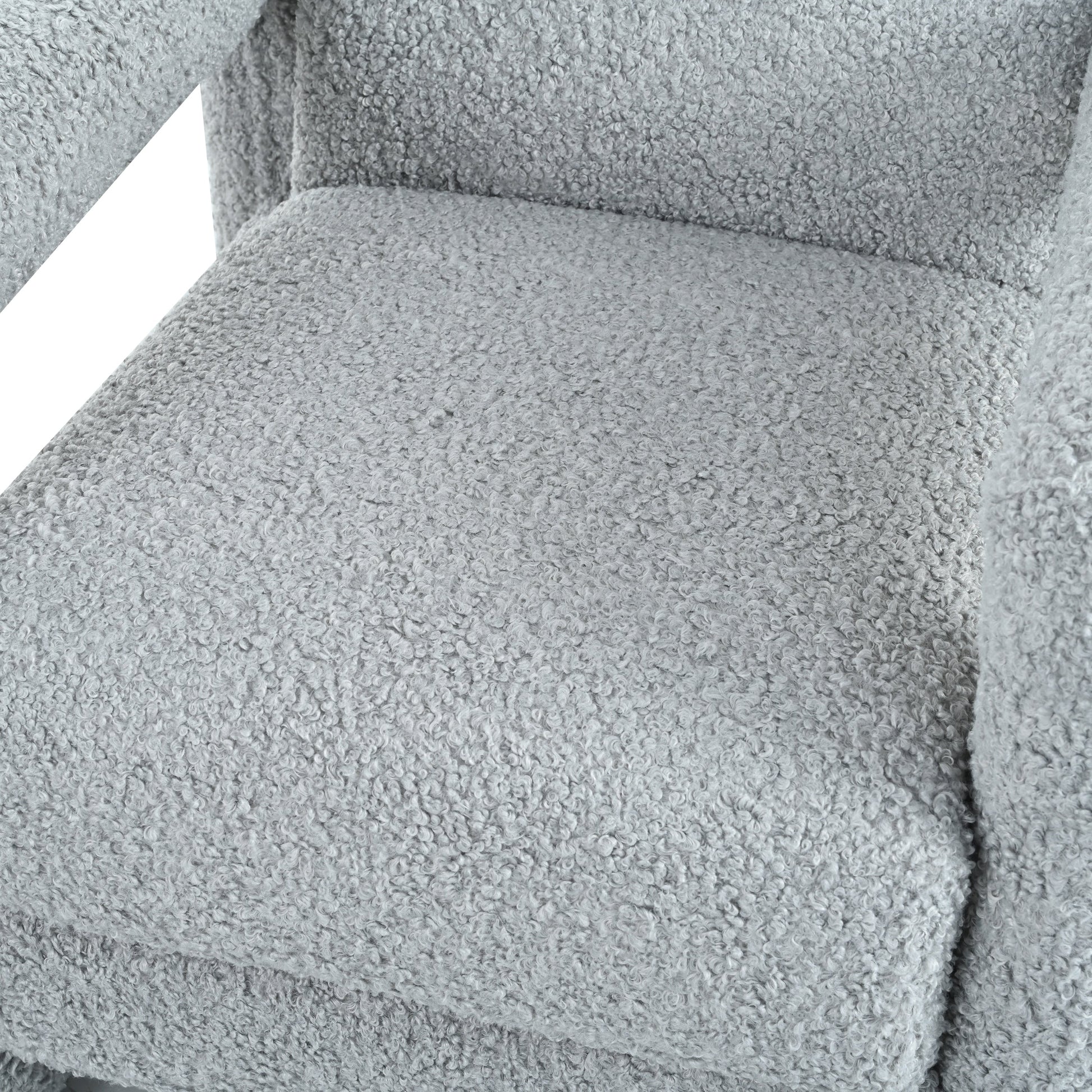 Fauteuil inclinable à dossier basculant, rembourré