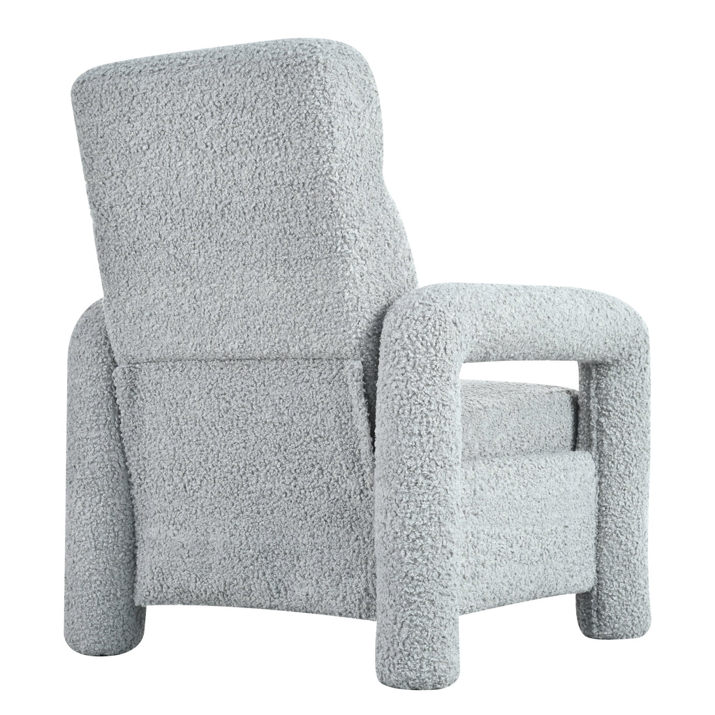 Fauteuil inclinable à dossier basculant, rembourré