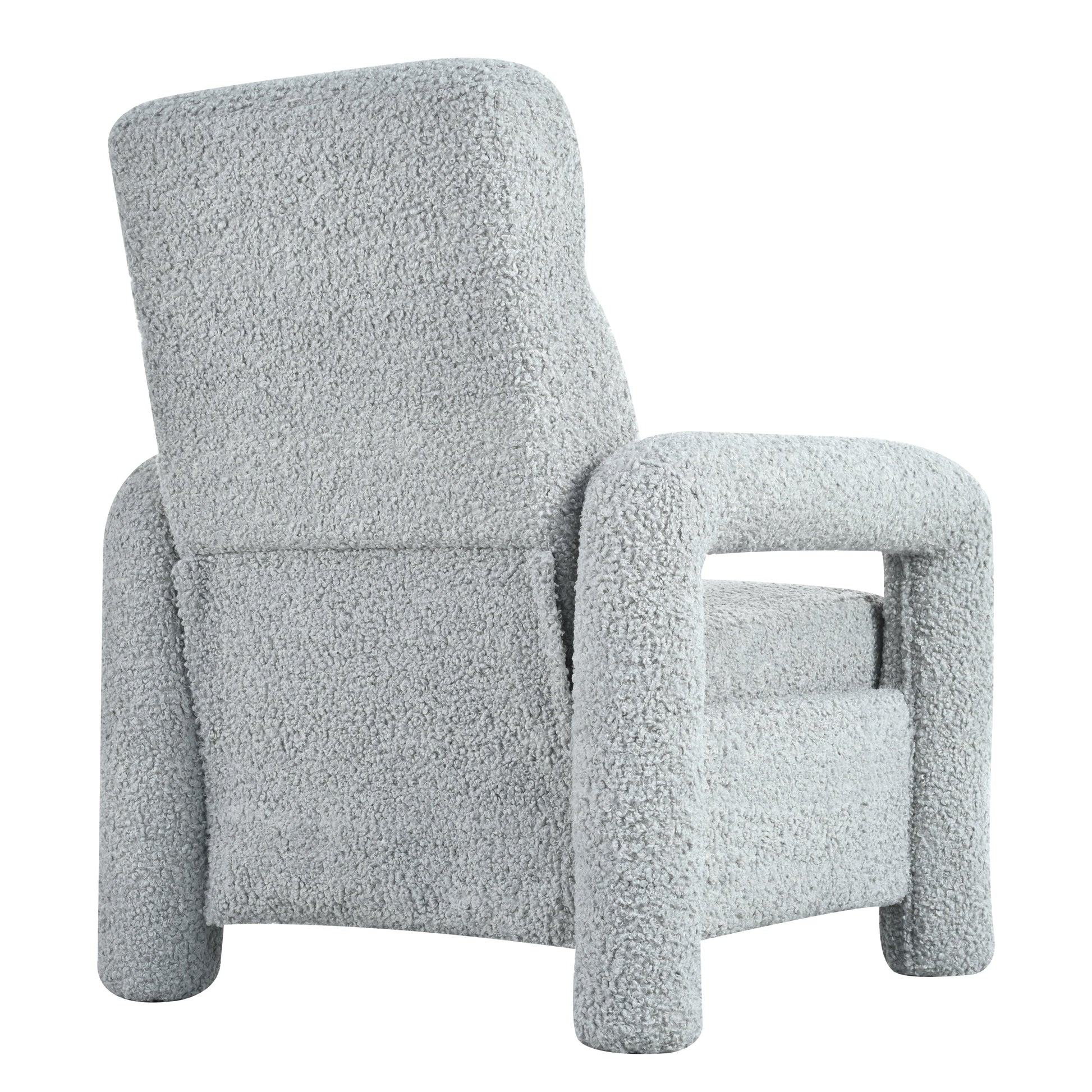 Fauteuil inclinable à dossier basculant, rembourré