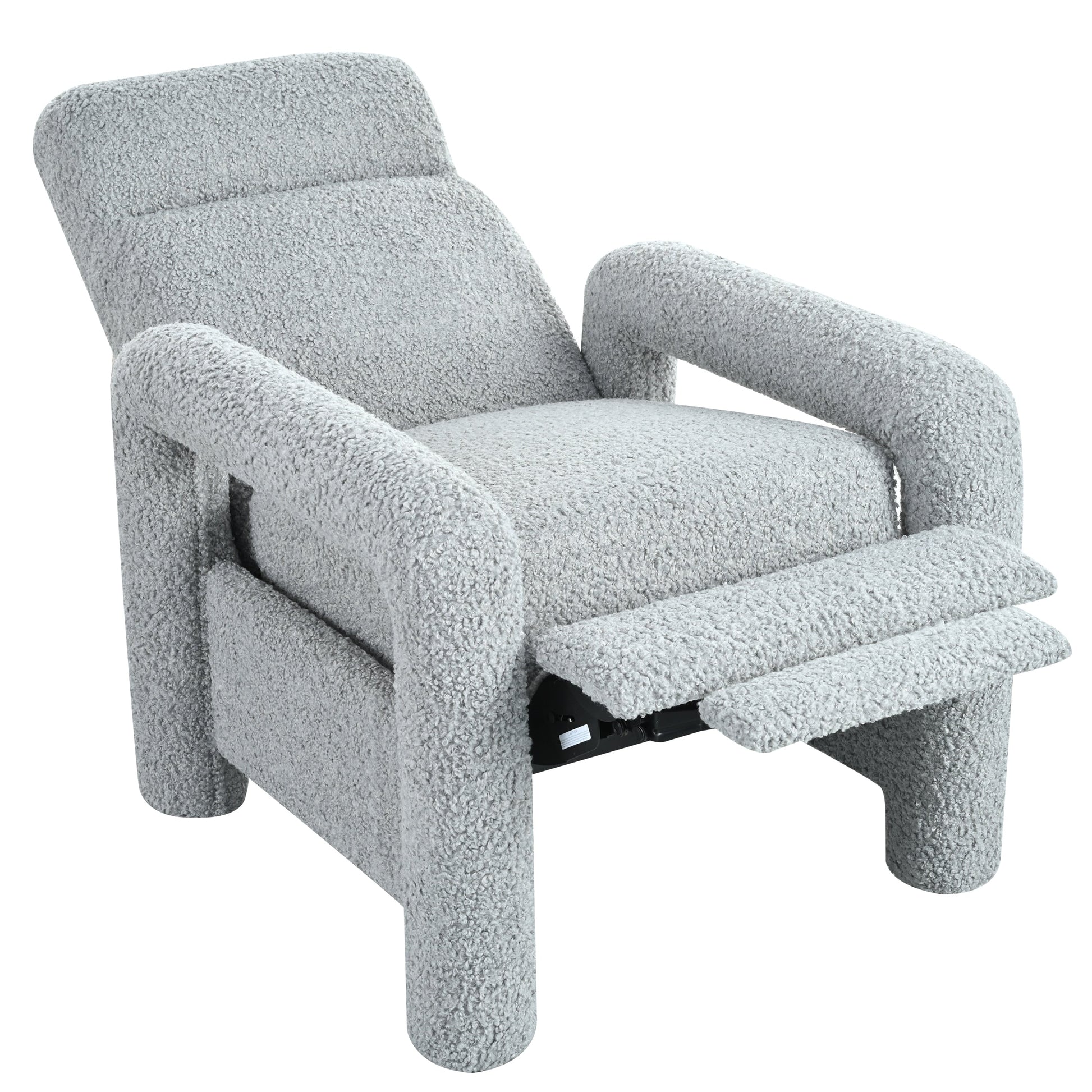 Fauteuil inclinable à dossier basculant, rembourré