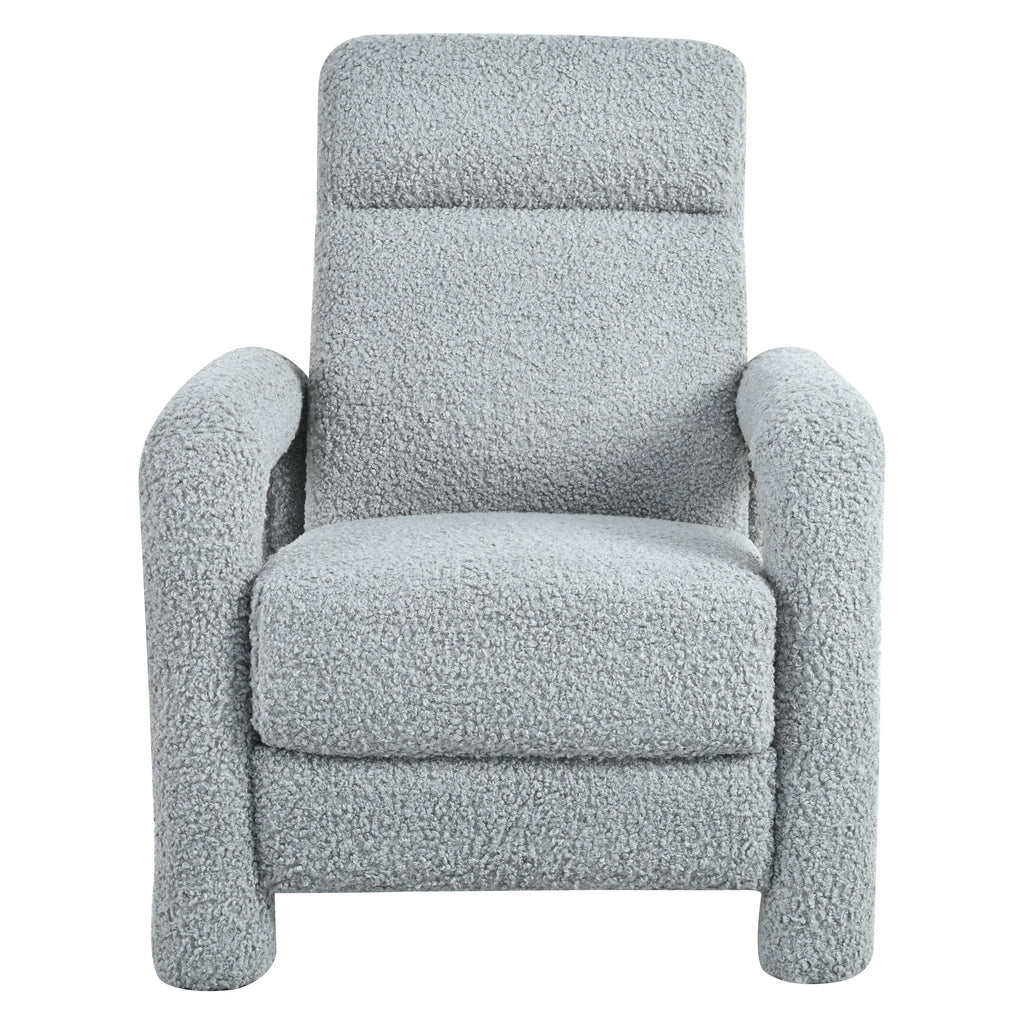 Fauteuil inclinable à dossier basculant, rembourré