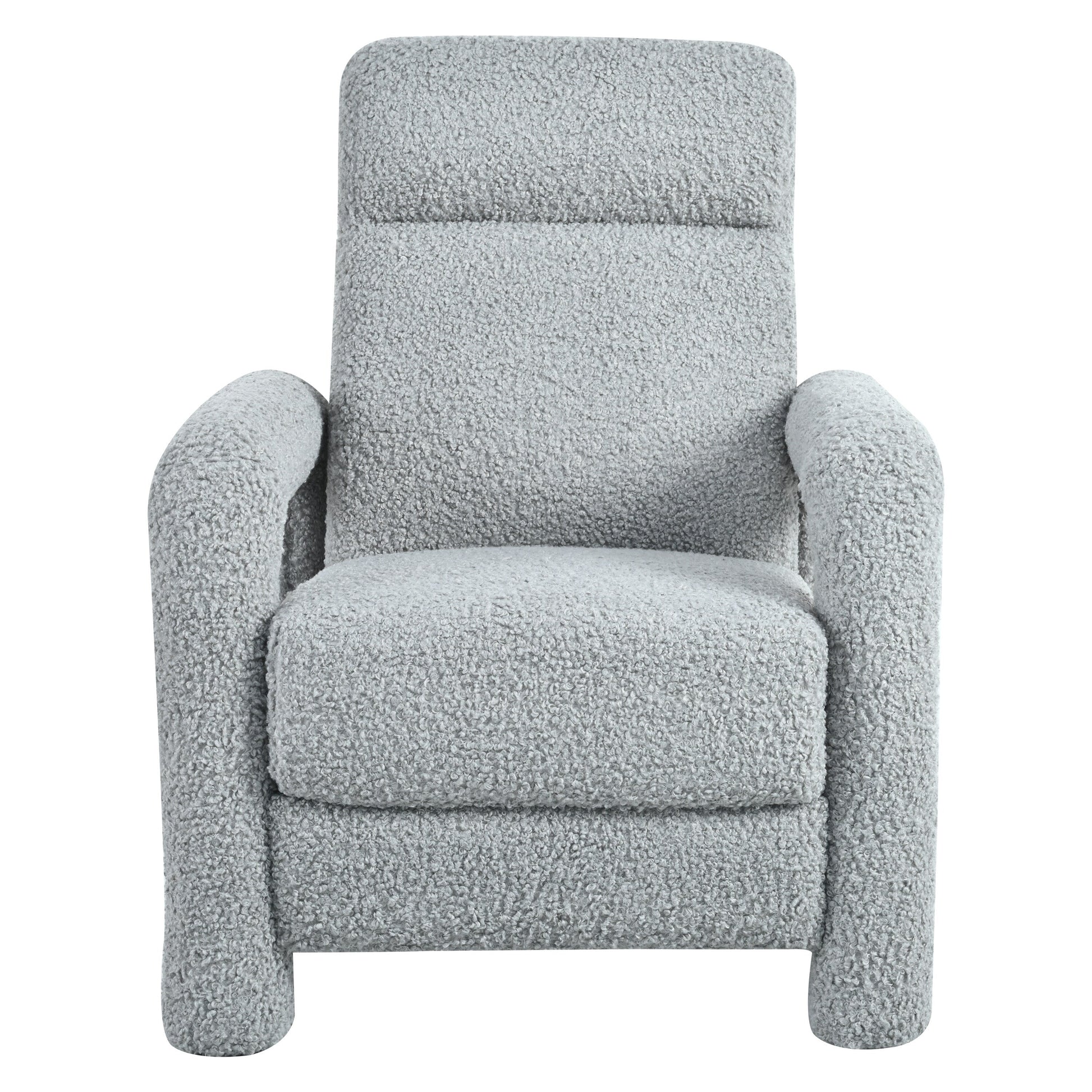 Fauteuil inclinable à dossier basculant, rembourré
