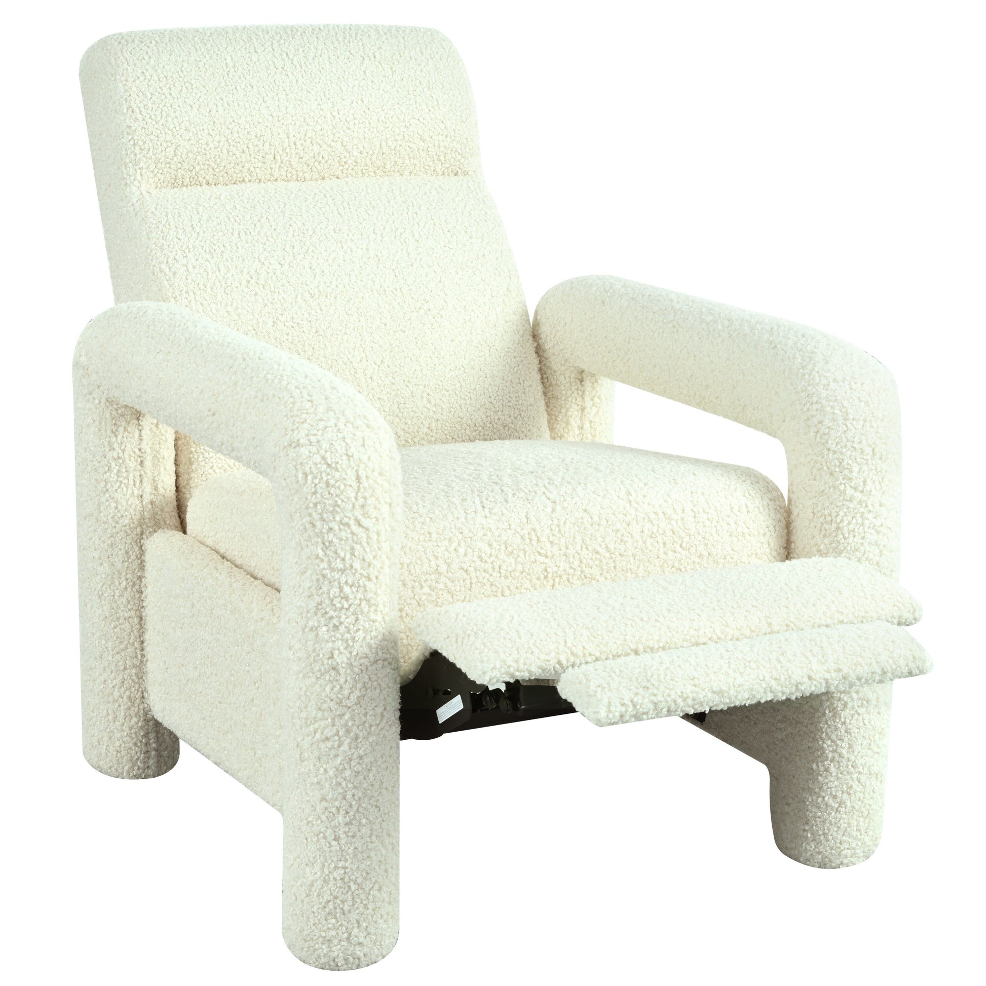 Fauteuil inclinable à dossier basculant, rembourré