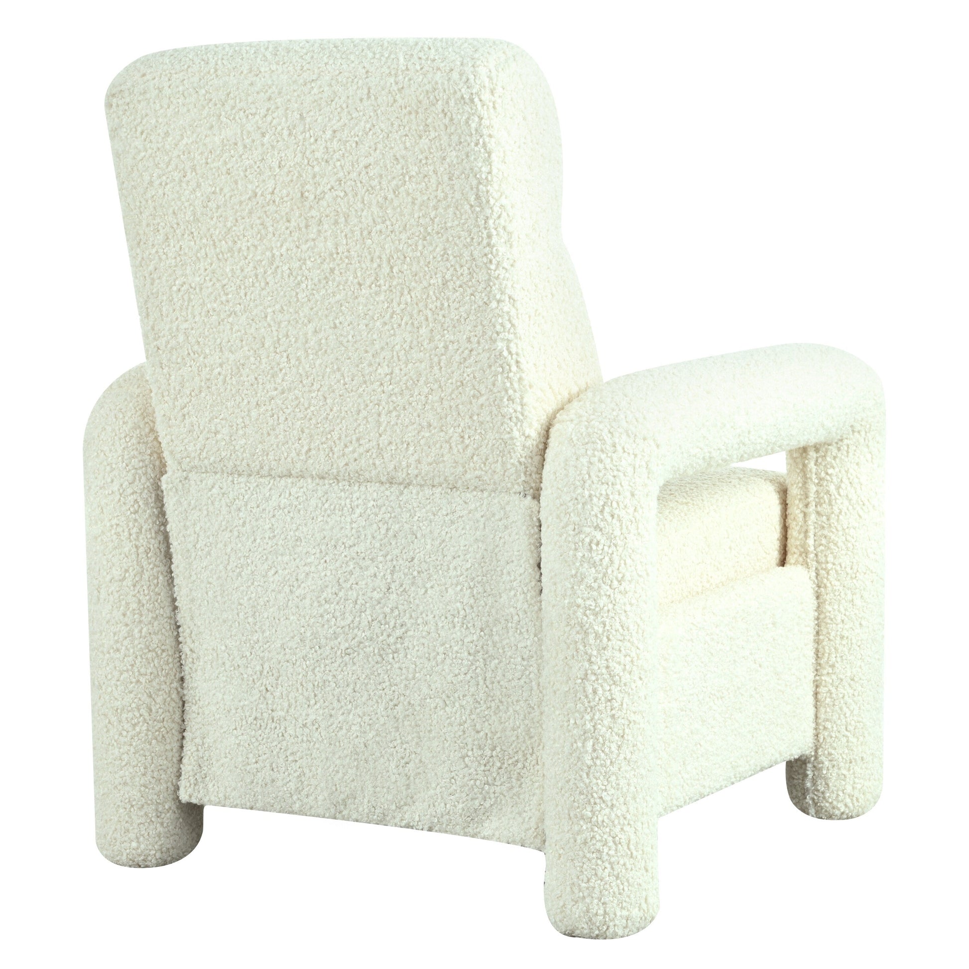 Fauteuil inclinable à dossier basculant, rembourré