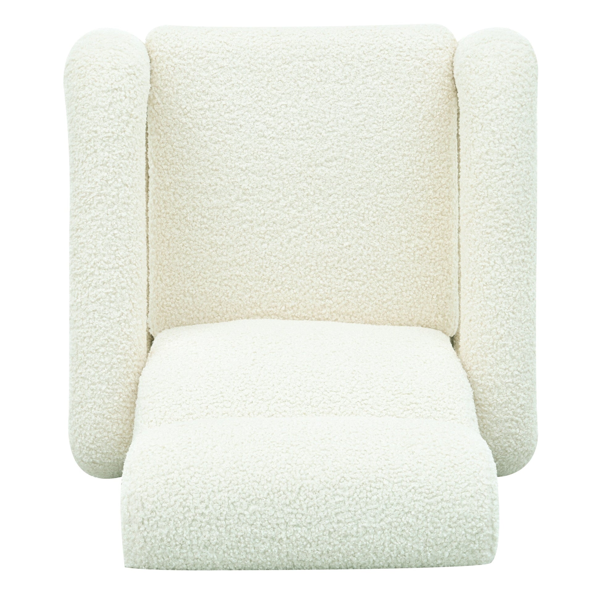Fauteuil inclinable à dossier basculant, rembourré
